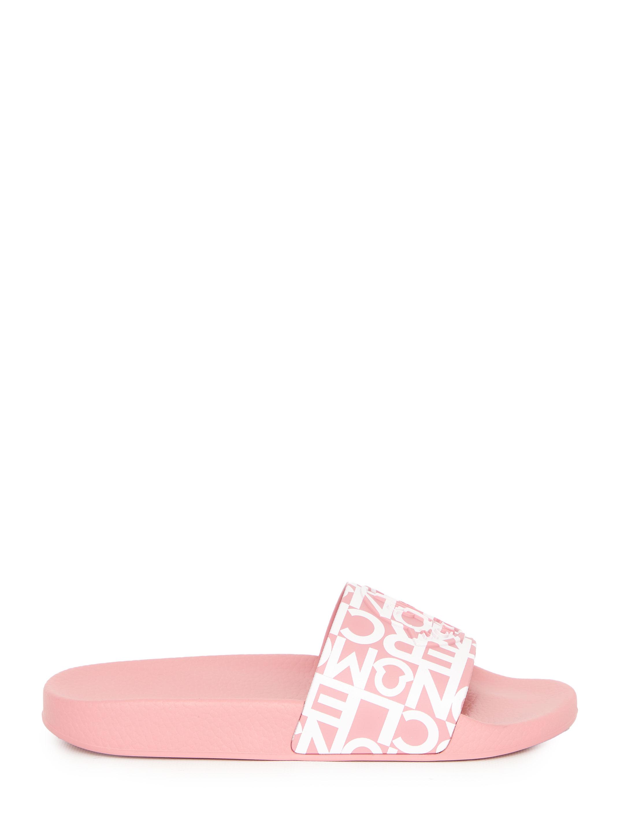 Moncler Jeanne Slide Sandals in Pink | Lyst