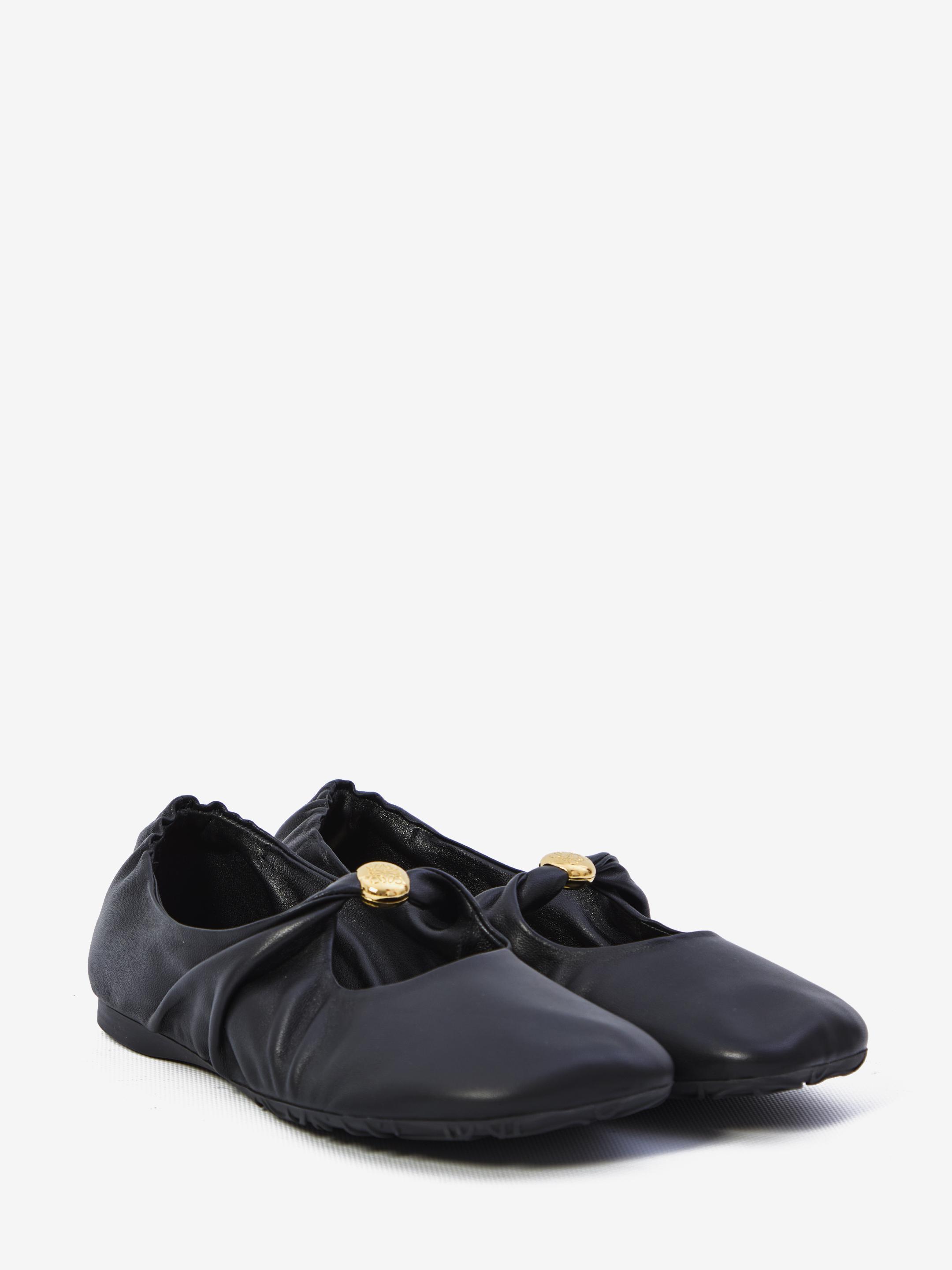 フラットシューズ LOEWE 'Toy' ballet flats Loewe Toy Strass Leather Ballerina Flats | Neiman Marcus