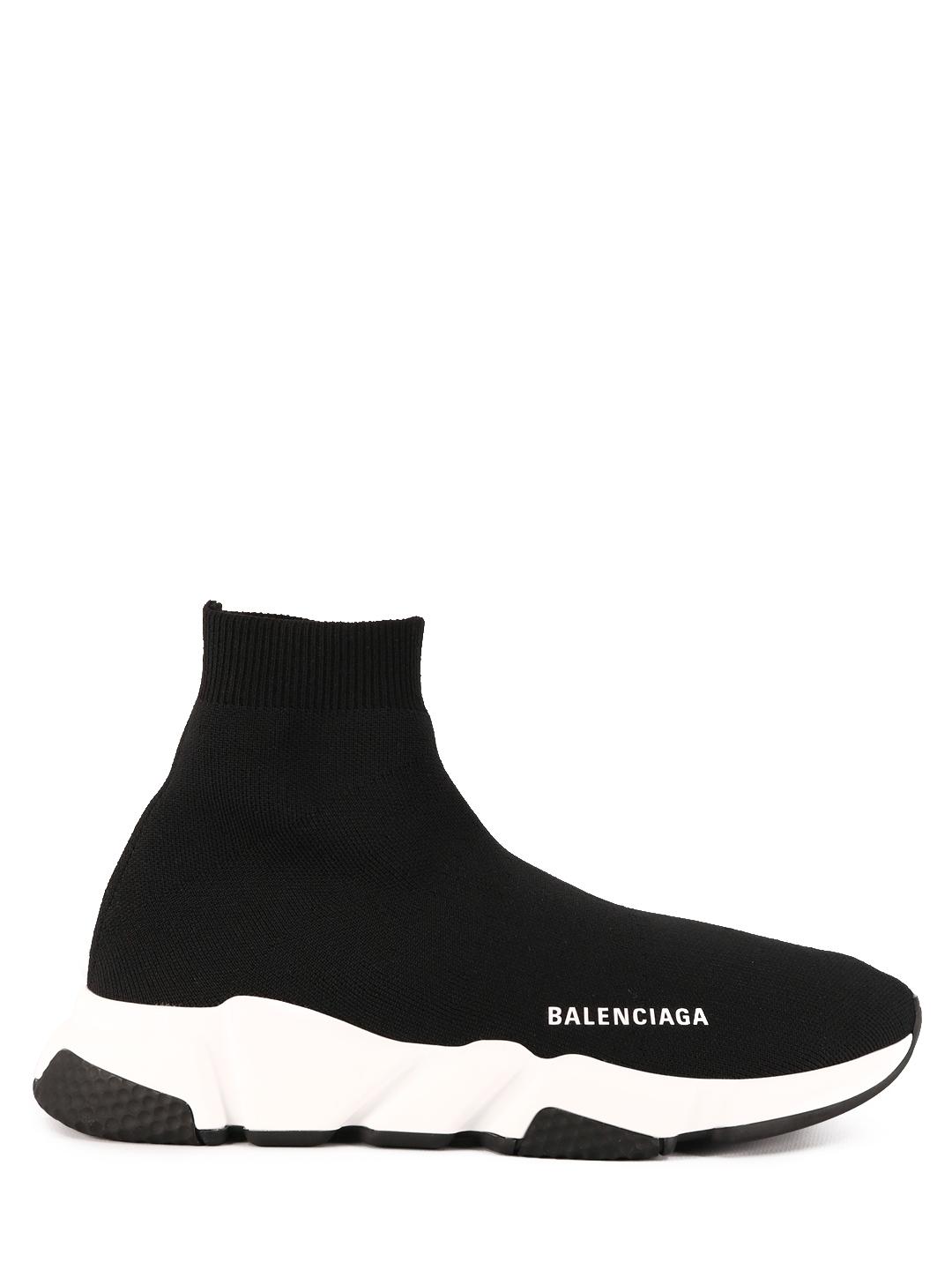 balenciaga black speed sneakers