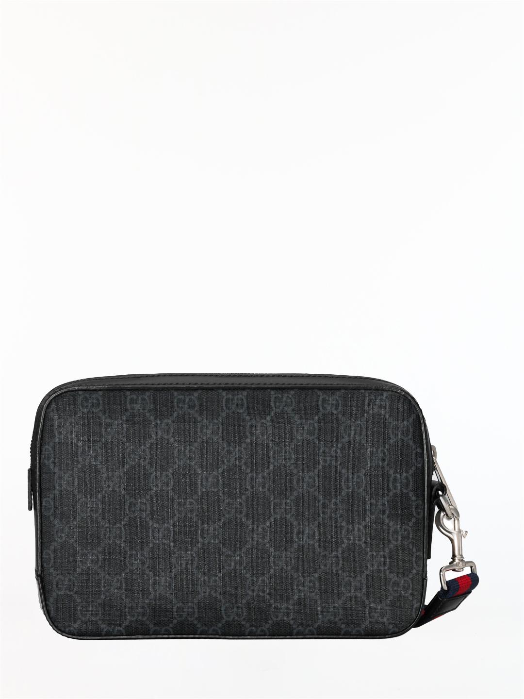 Gucci Men's GG Supreme Tote Bag in Black | End Clothing
