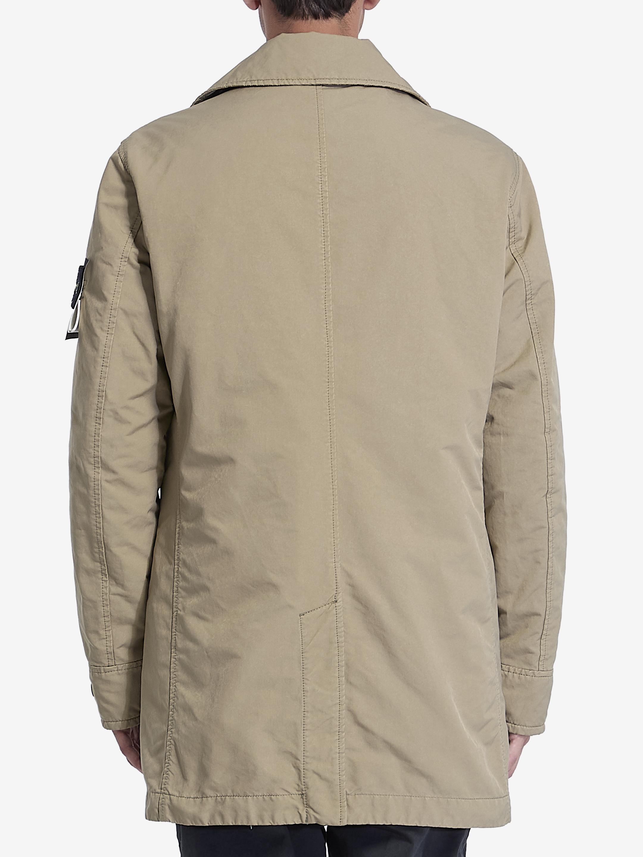 Stone Island David Tc Trench in Natural for Men | Lyst