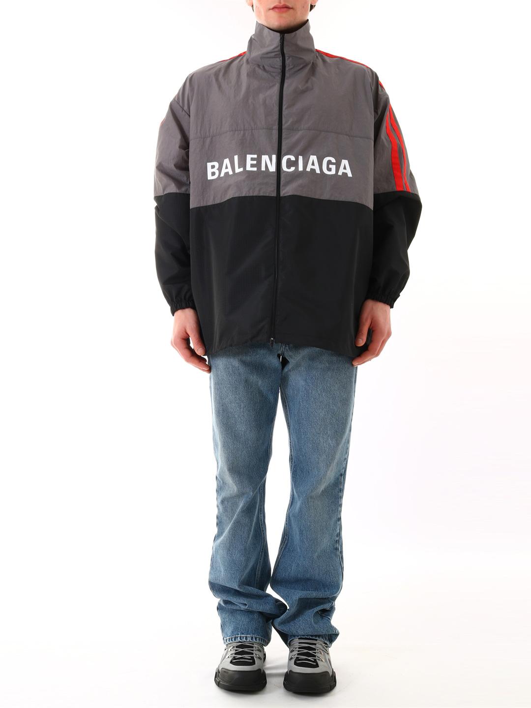Balenciaga Synthetic Men's Colorblock Wind-resistant Jacket in Grey (Gray)  for Men | Lyst