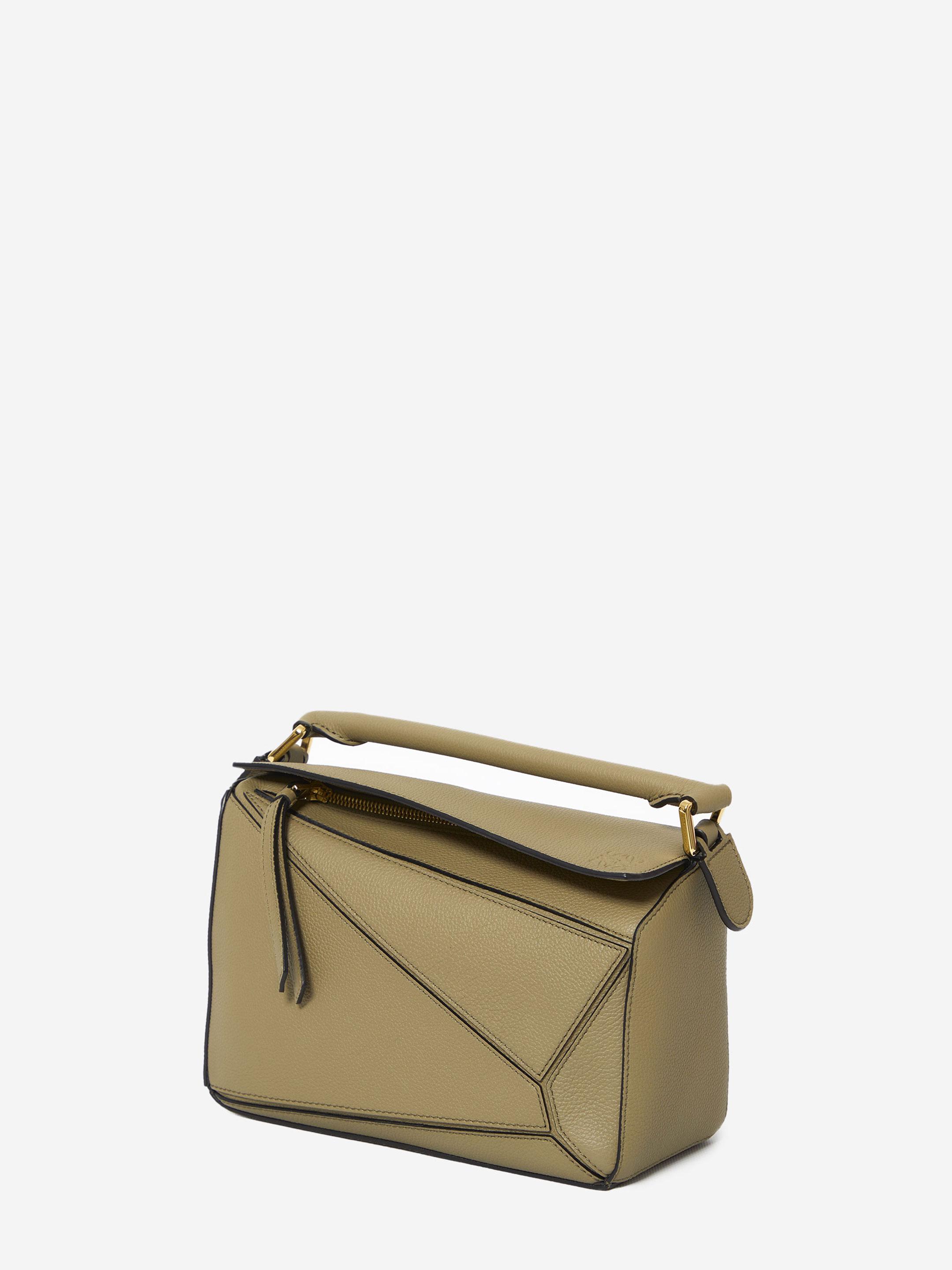 Loewe Puzzle Small Bag In Green