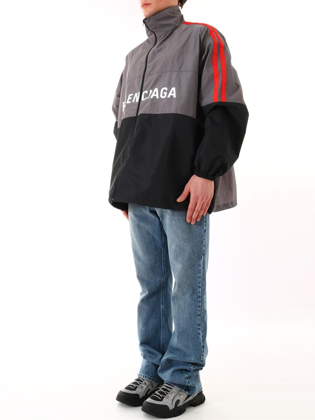 Balenciaga Synthetic Men's Colorblock Wind-resistant Jacket in Grey (Gray)  for Men | Lyst