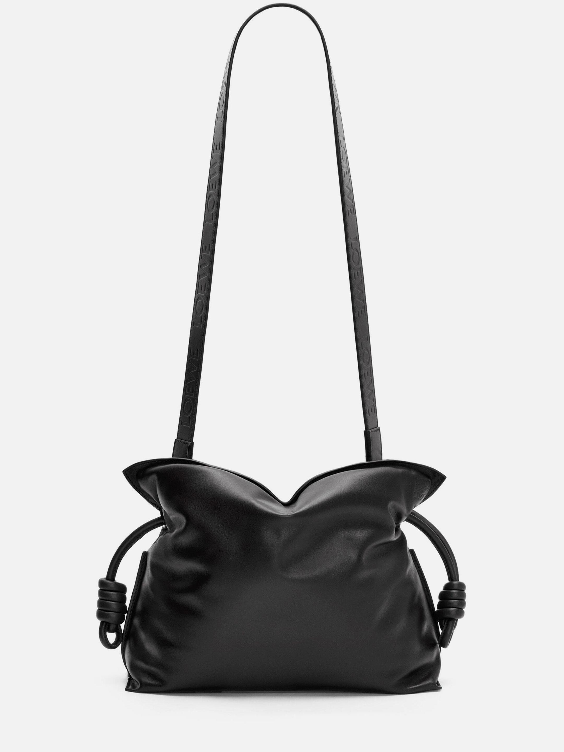 Loewe Puffer Flamenco Bag in Black | Lyst