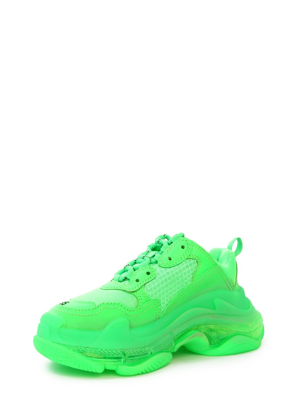 Balenciaga S Clear Trainers in Green | Lyst