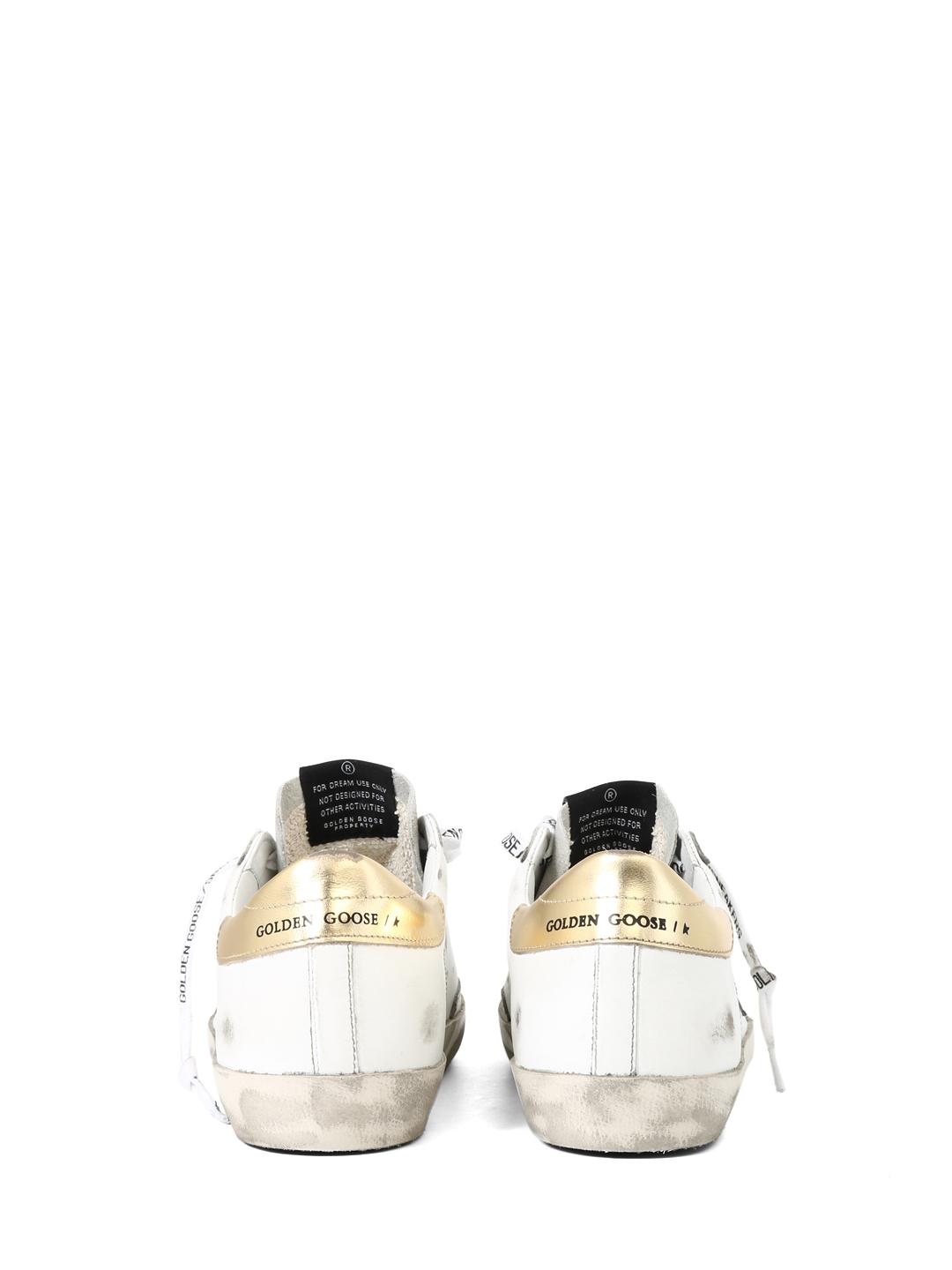 Golden Goose Superstar Leo-star Leather Low-top Sneakers in White - Lyst