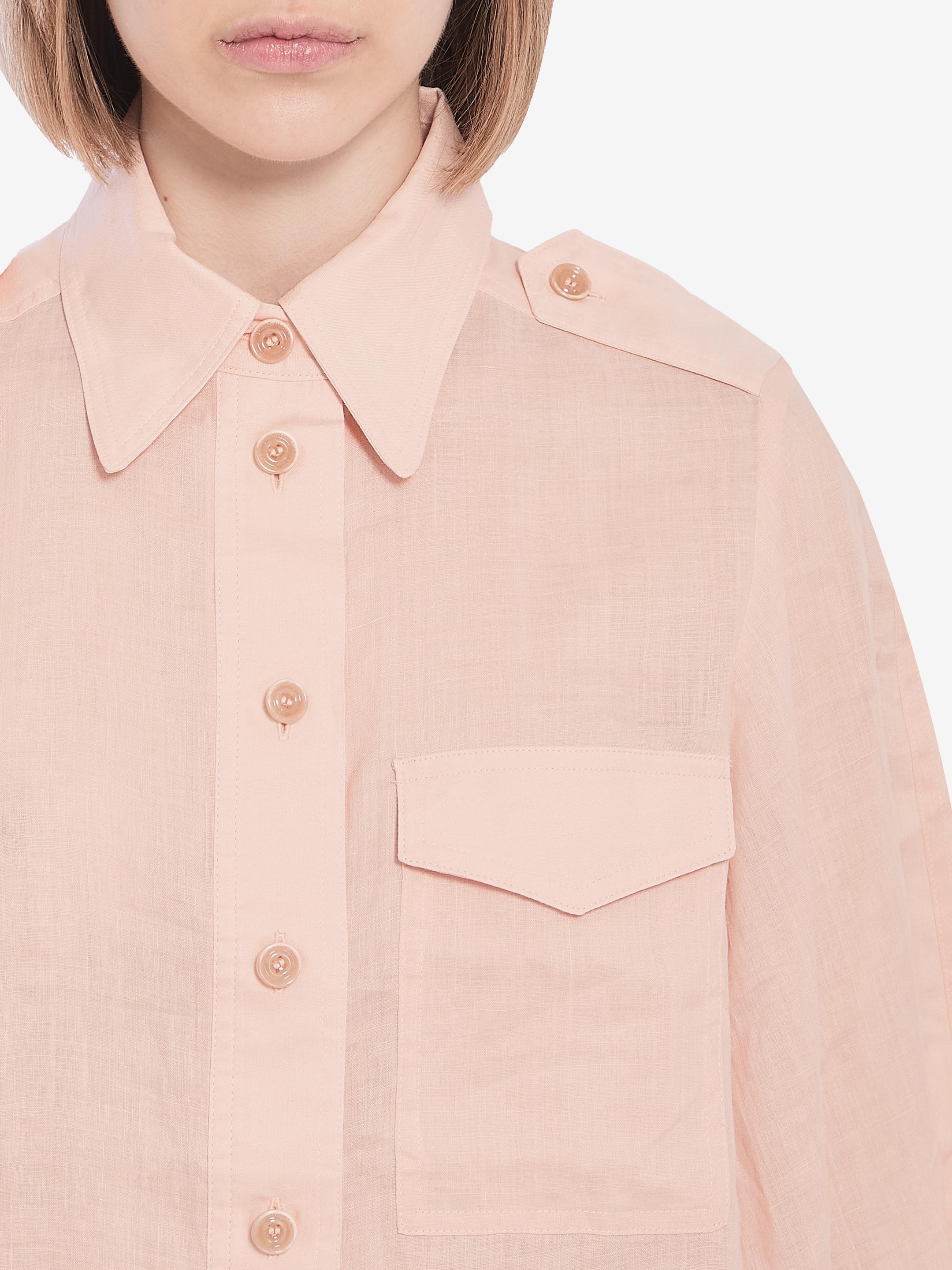 Tシャツ・カットソー Zimmermann Skin pink viscose Illuminate blouse Zimmermann Illuminate Shirt in Pink | Lyst