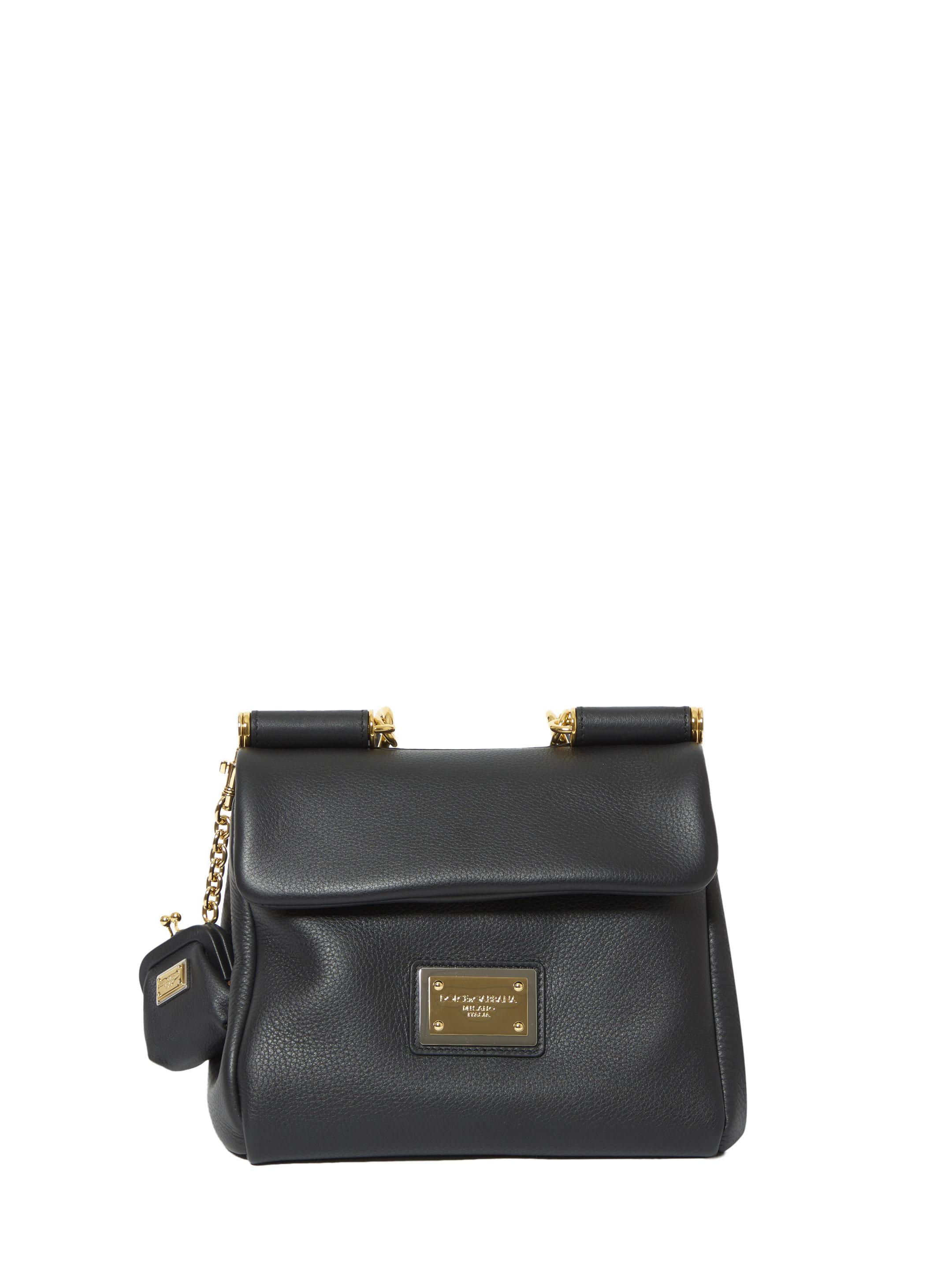 Dolce & Gabbana Small Sicily Top-handle Bag in Black