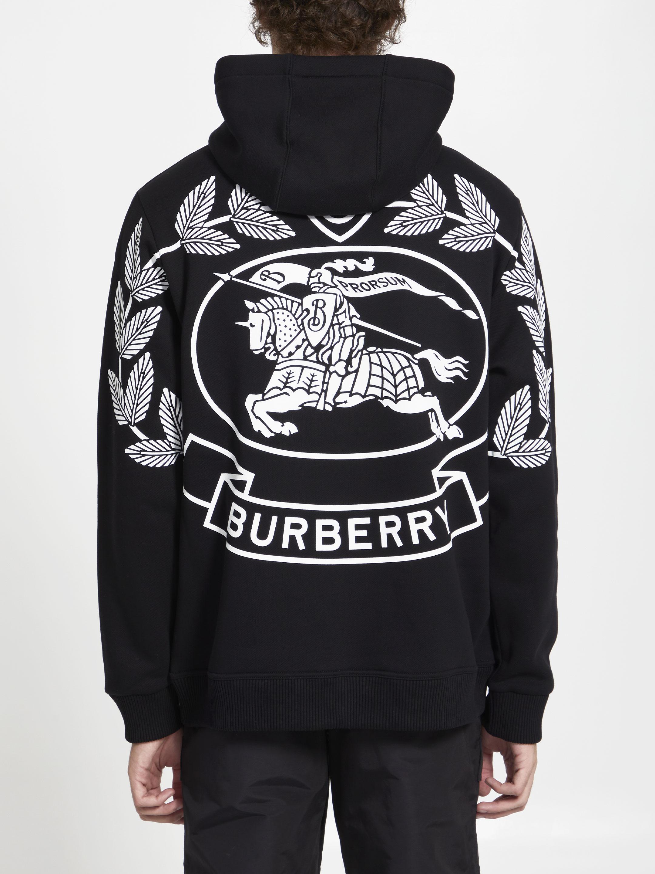 Burberry Black Printed Sweatshirt
