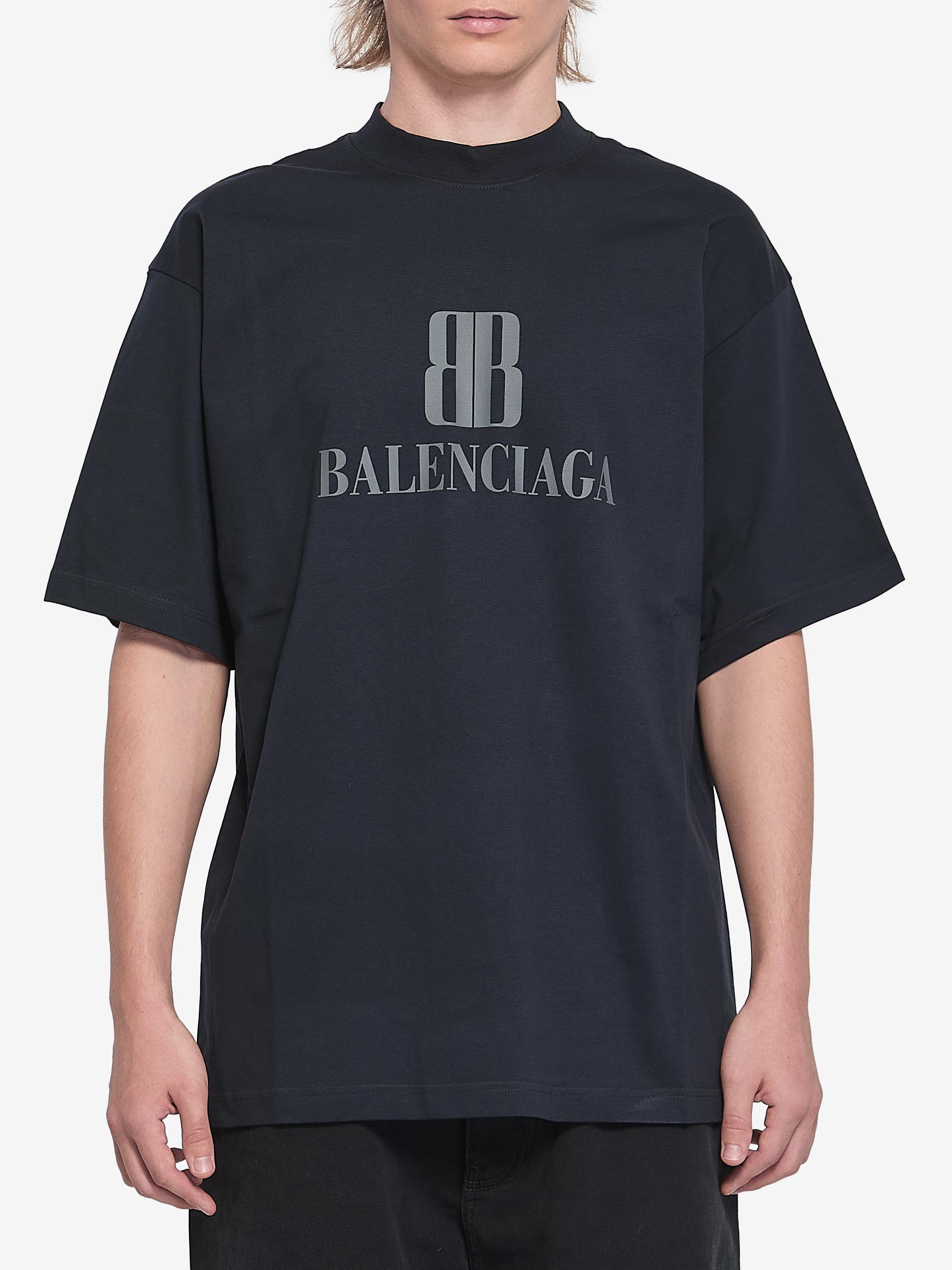 SALE*BALENCIAGA*コットンジャージー Tシャツ メタルBB メンズ P00948319.jpg