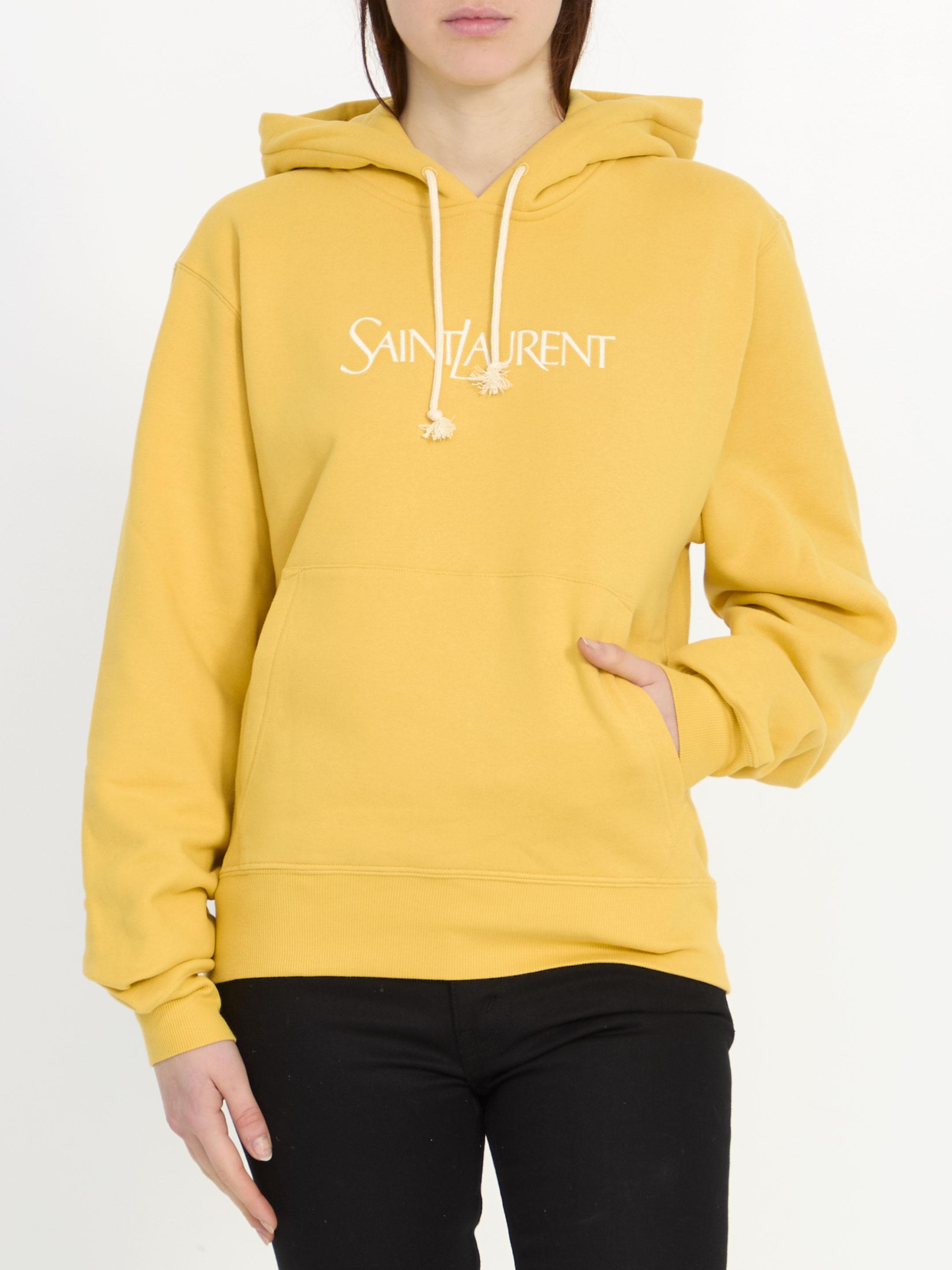 Saint laurent top yellow hoodie