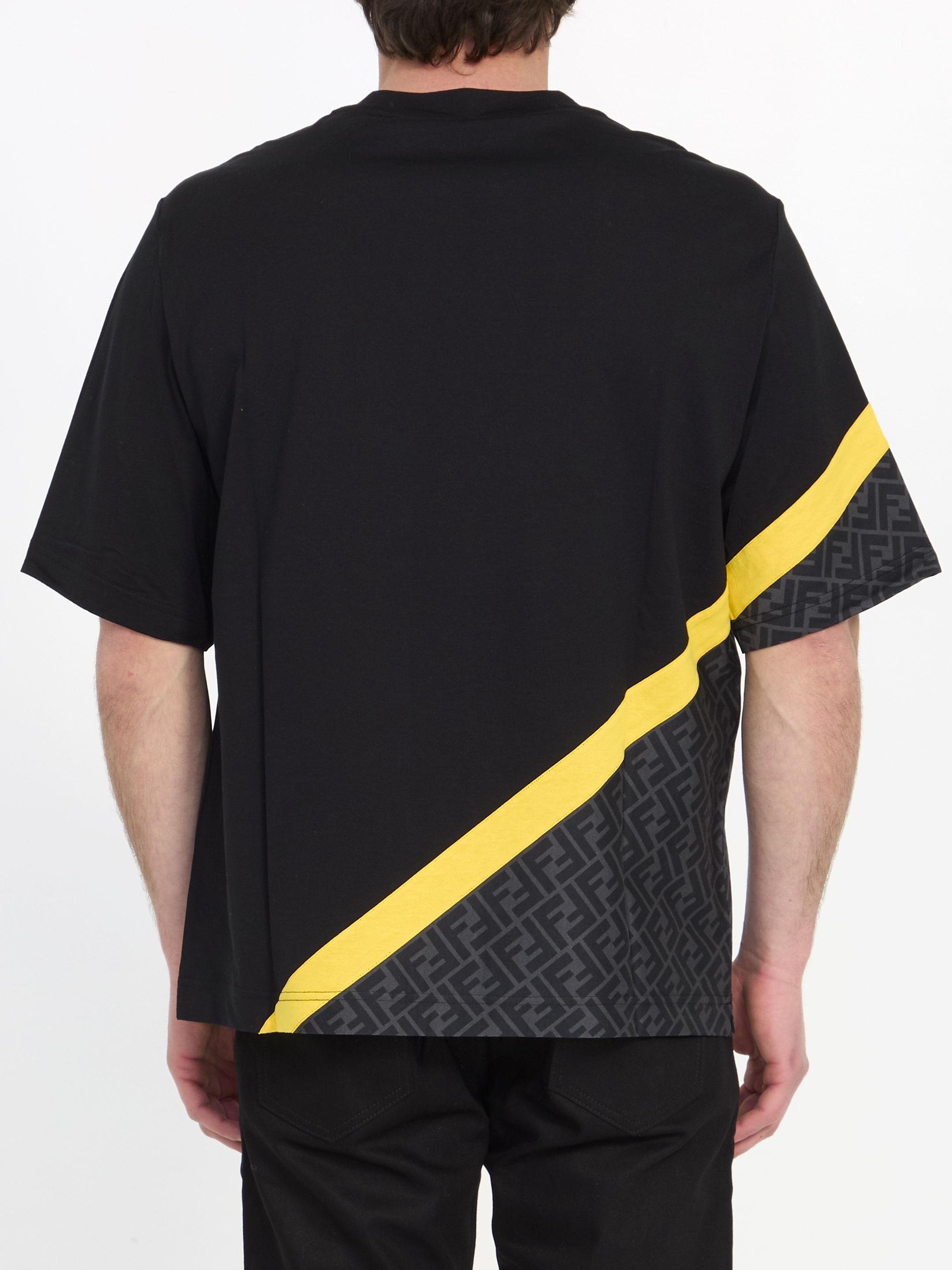 Fendi Jersey T-shirt in Yellow for Men | Lyst