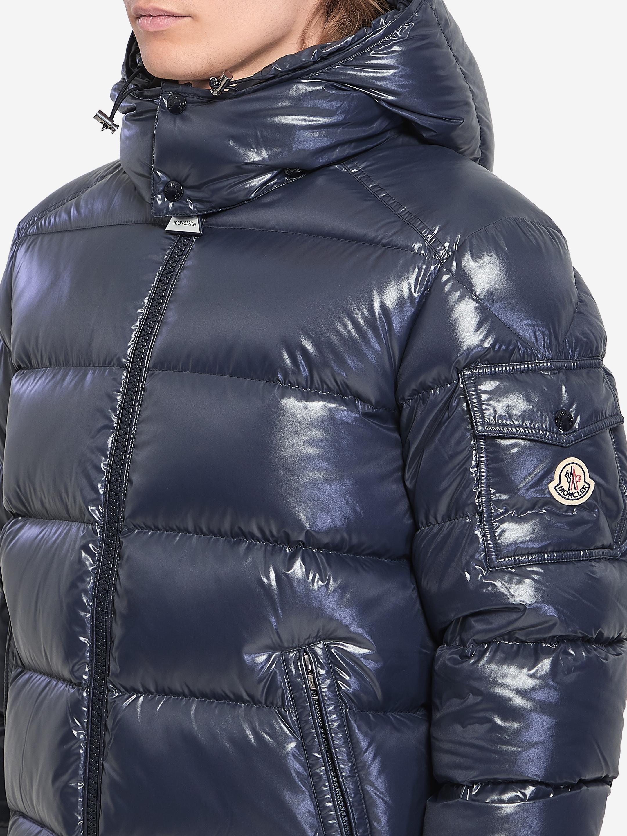 Moncler Maya Puffer Jacket in Blue for Men | Lyst