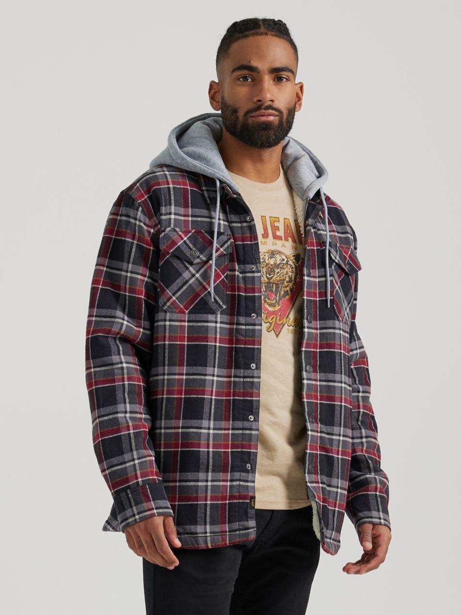 Jean flannel jacket top