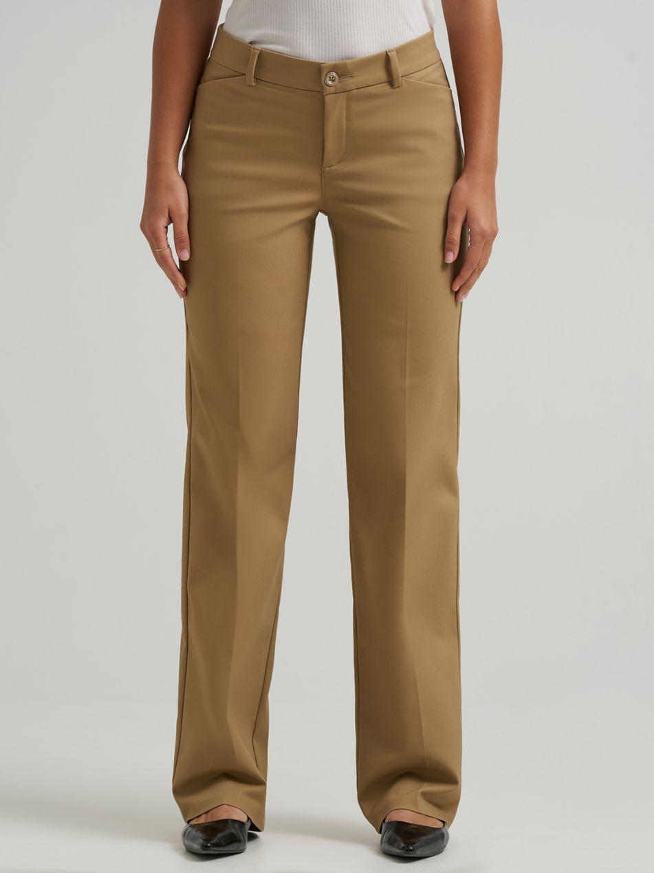 Wide Leg Pants Women Lee Lee Women's Flex Motion Regular Fit