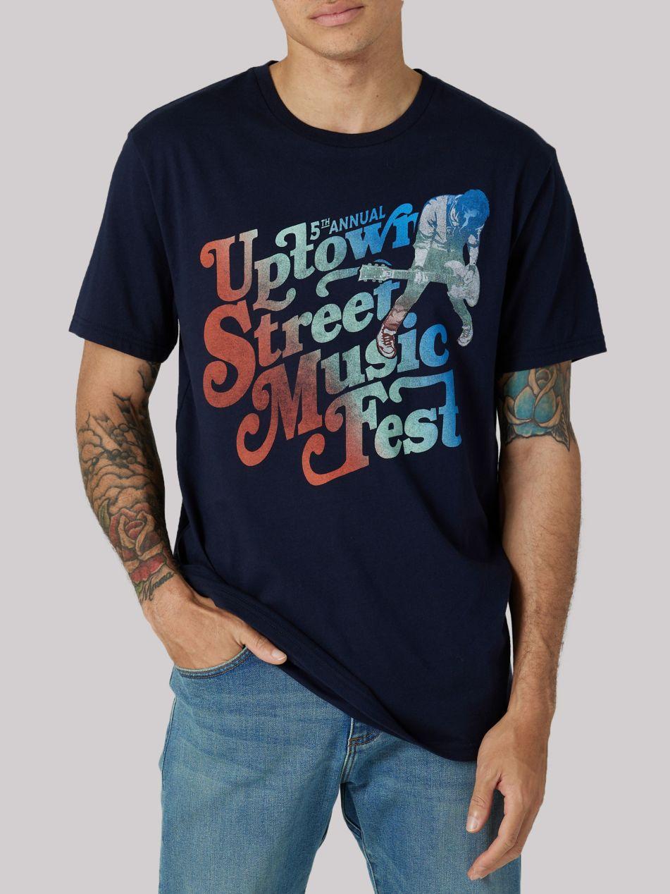 Lee Jeans Denim Mens Music Fest Graphic 