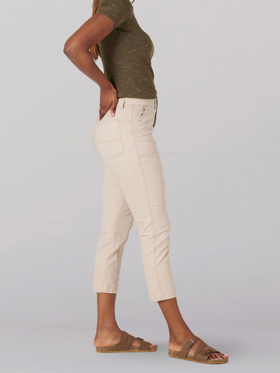 Lee Jeans Ultra Lux High Rise Seamed Cropped Pants