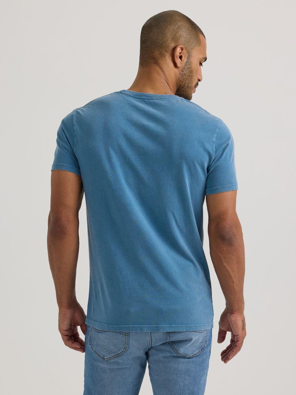 ◆LEE◆ Lee Ocean Graphic T-Shirt Light Blue Lee Jeans Mens Olivia Newton John Graphic T-shirt in Blue