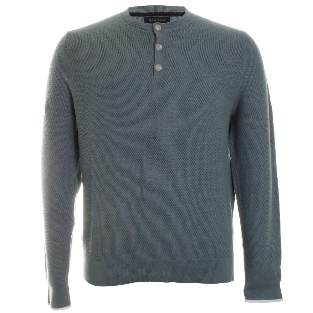 NAADAM Cotton Cashmere Henley in Gray for Men | Lyst