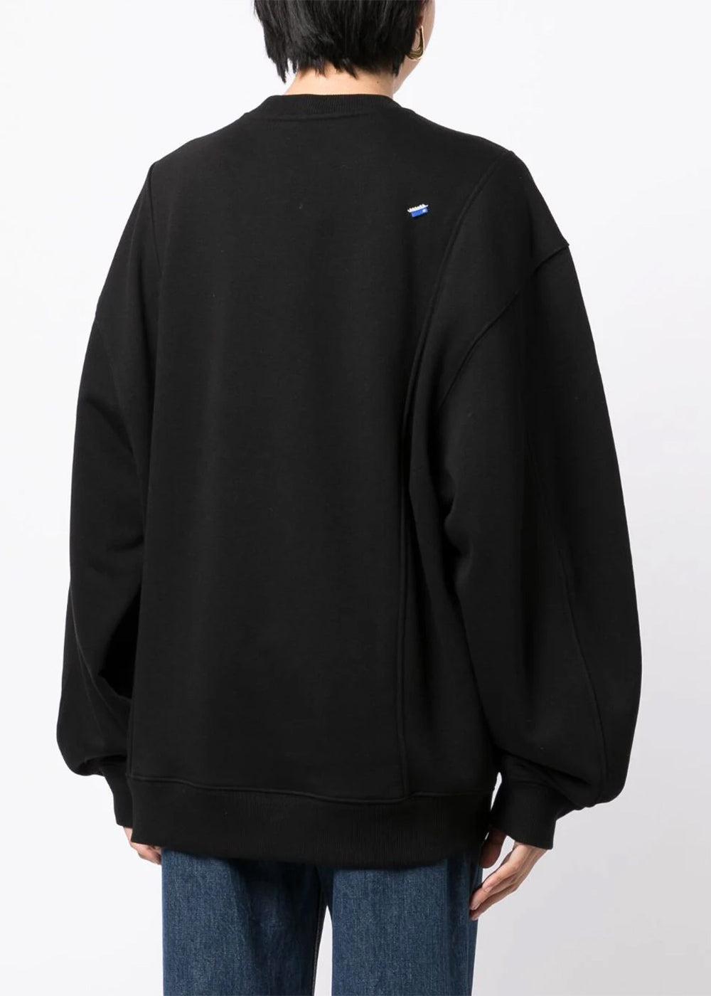 ADER error Logo-embroidered Sweatshirt in Black | Lyst