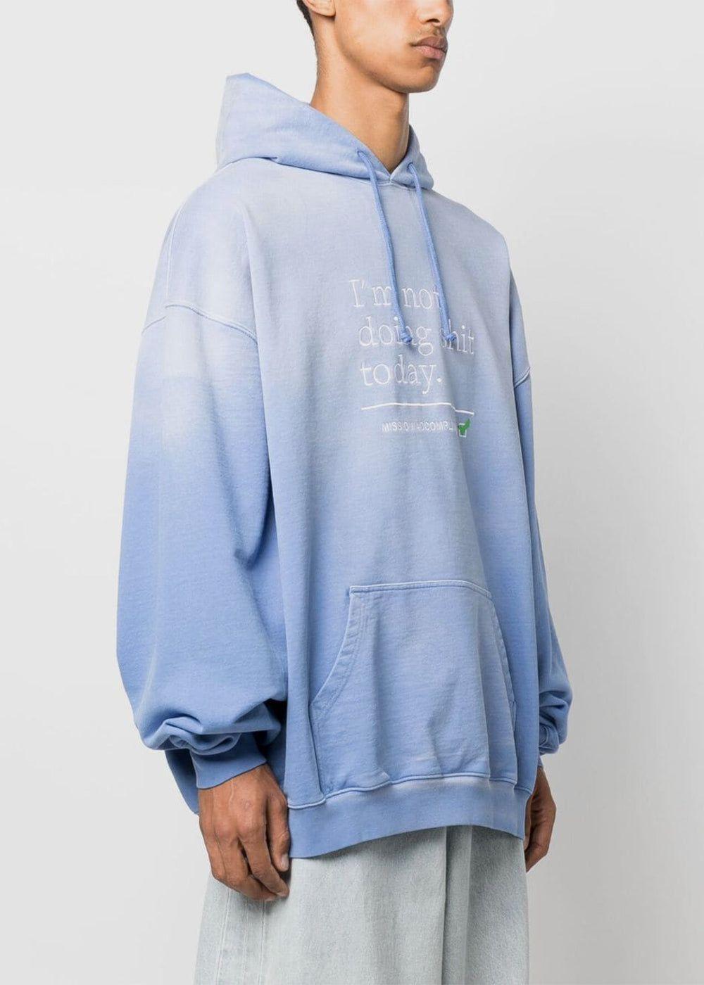 VETEMENTS Not Doing Shit Today Sweatshirt Pink - Wrong Weather