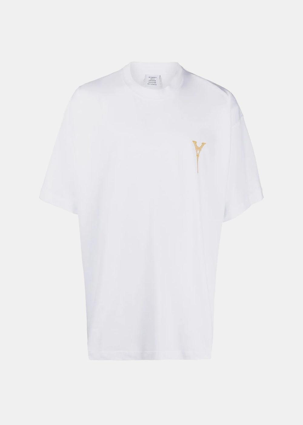 Vetements Eiffel Tower Logo T-shirt in White for Men | Lyst