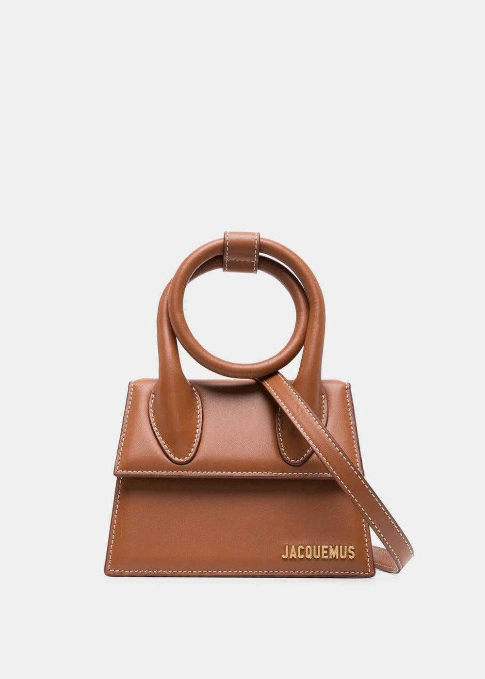 Jacquemus Medium Leather Le Chiquito Top-Handle Bag