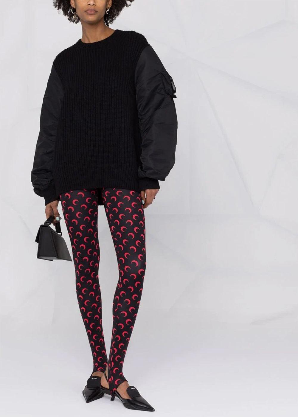Marine Serre Synthetic Black \u0026 Red Moon 