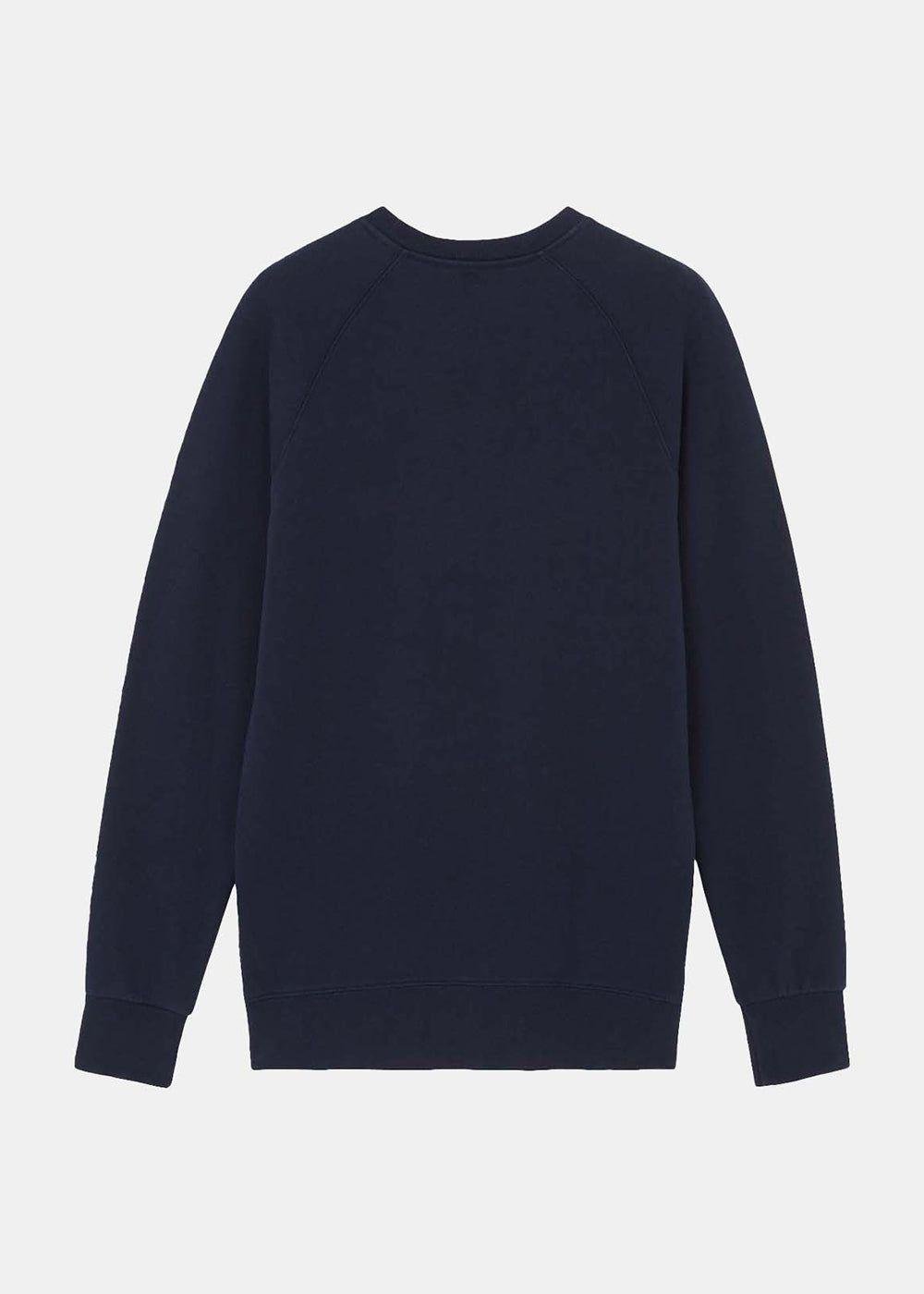 Maison Kitsuné Fox Head Patch Classic Sweatshirt in Blue | Lyst