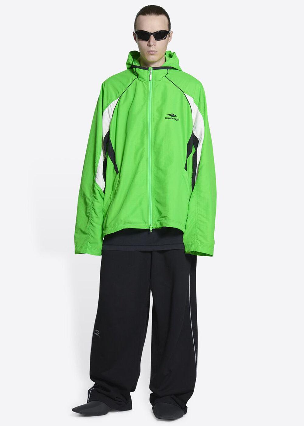 Balenciaga Synthetic Green Tracksuit Rain Jacket for Men | Lyst