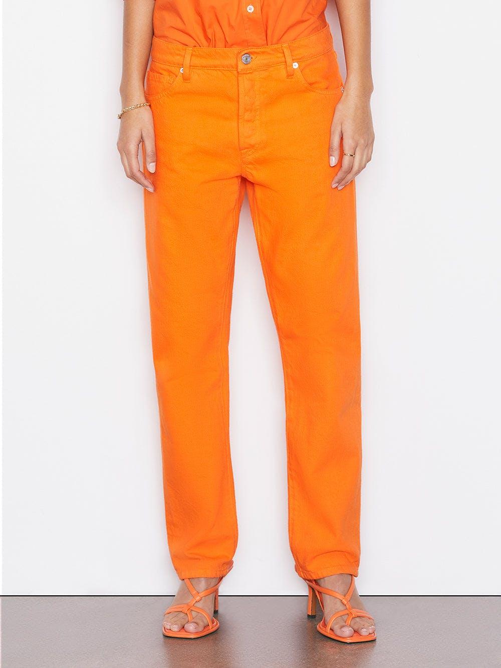 FRAME Denim Le Slouch Jean in Orange - Save 29% - Lyst