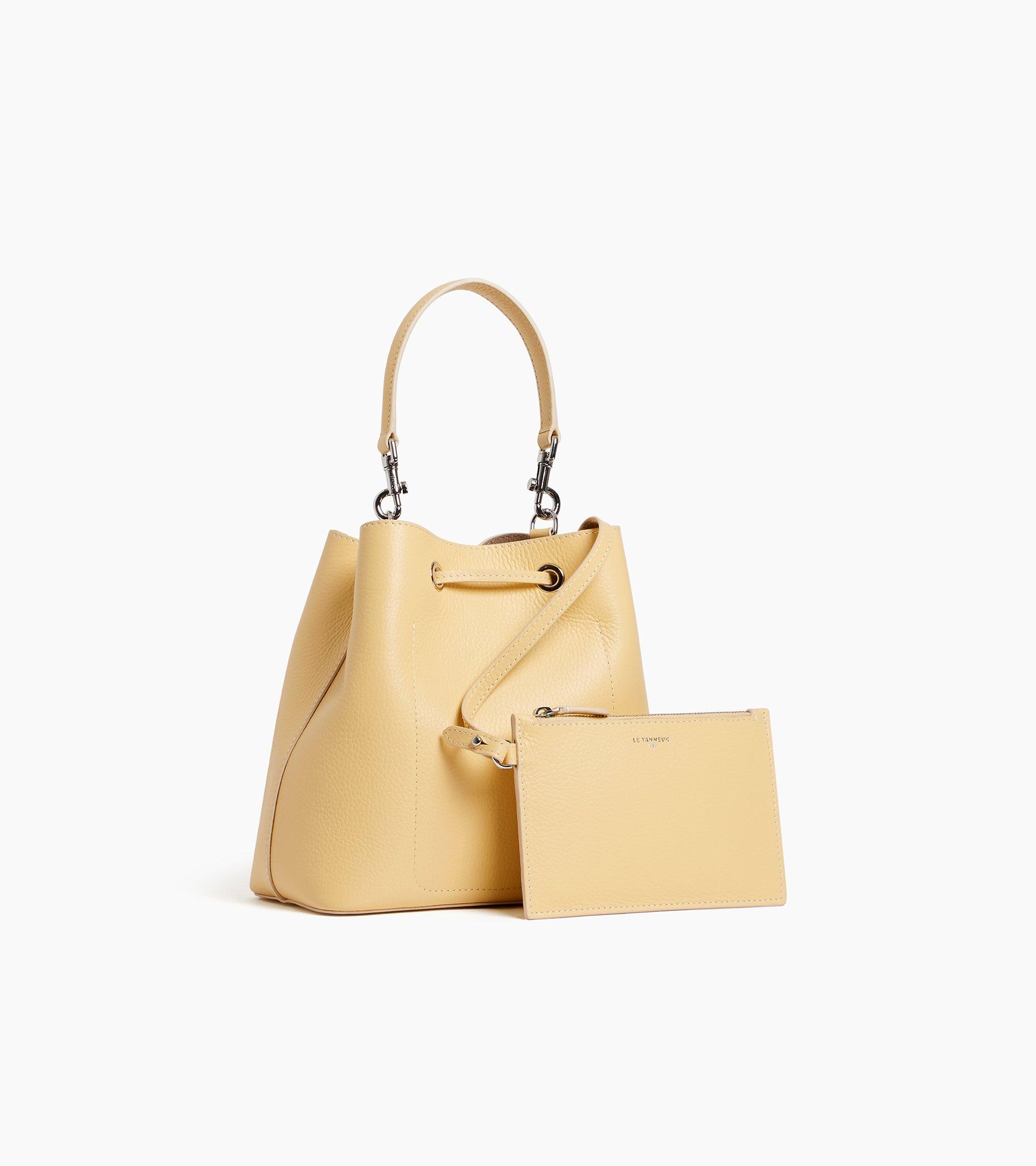 ルタヌア フランス直営店! Le Tanneur Louise Small Bucket Bag Louise bucket bag in grained leather