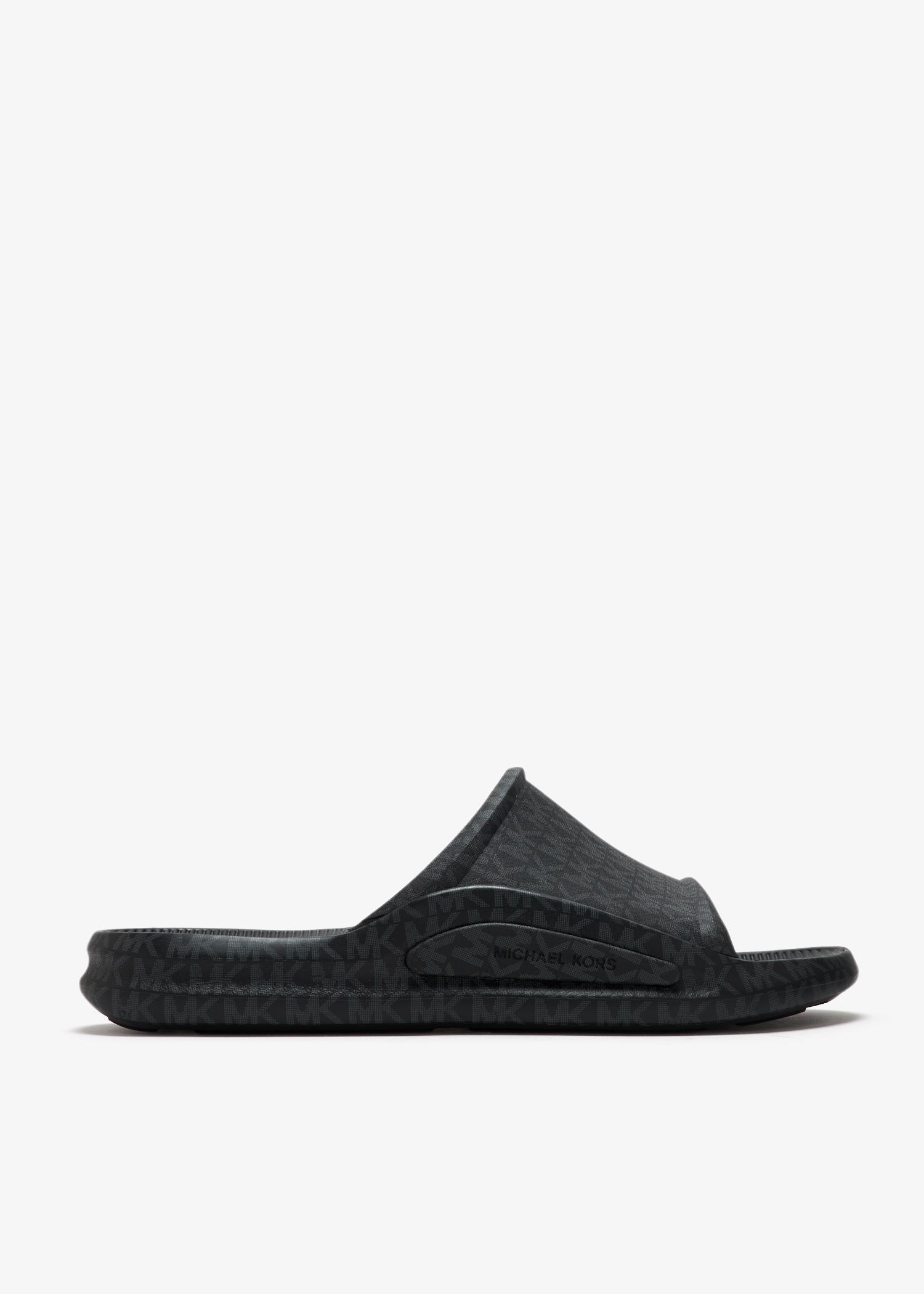 Slide Sandals Michael Kors Slippers Mens Black Michael Kors - Main Image