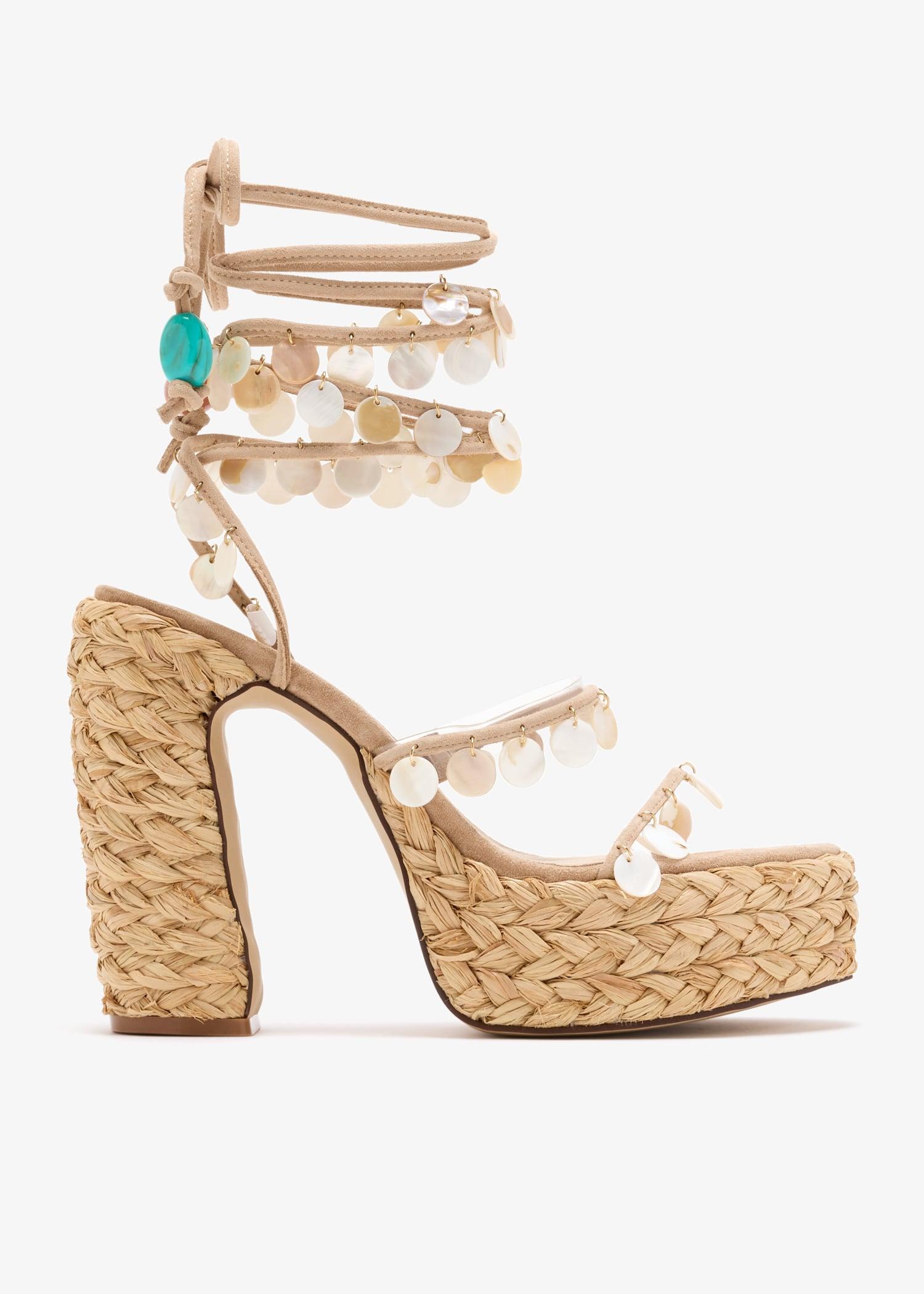Naked Wolfe Fantastic Wedges in White | Lyst