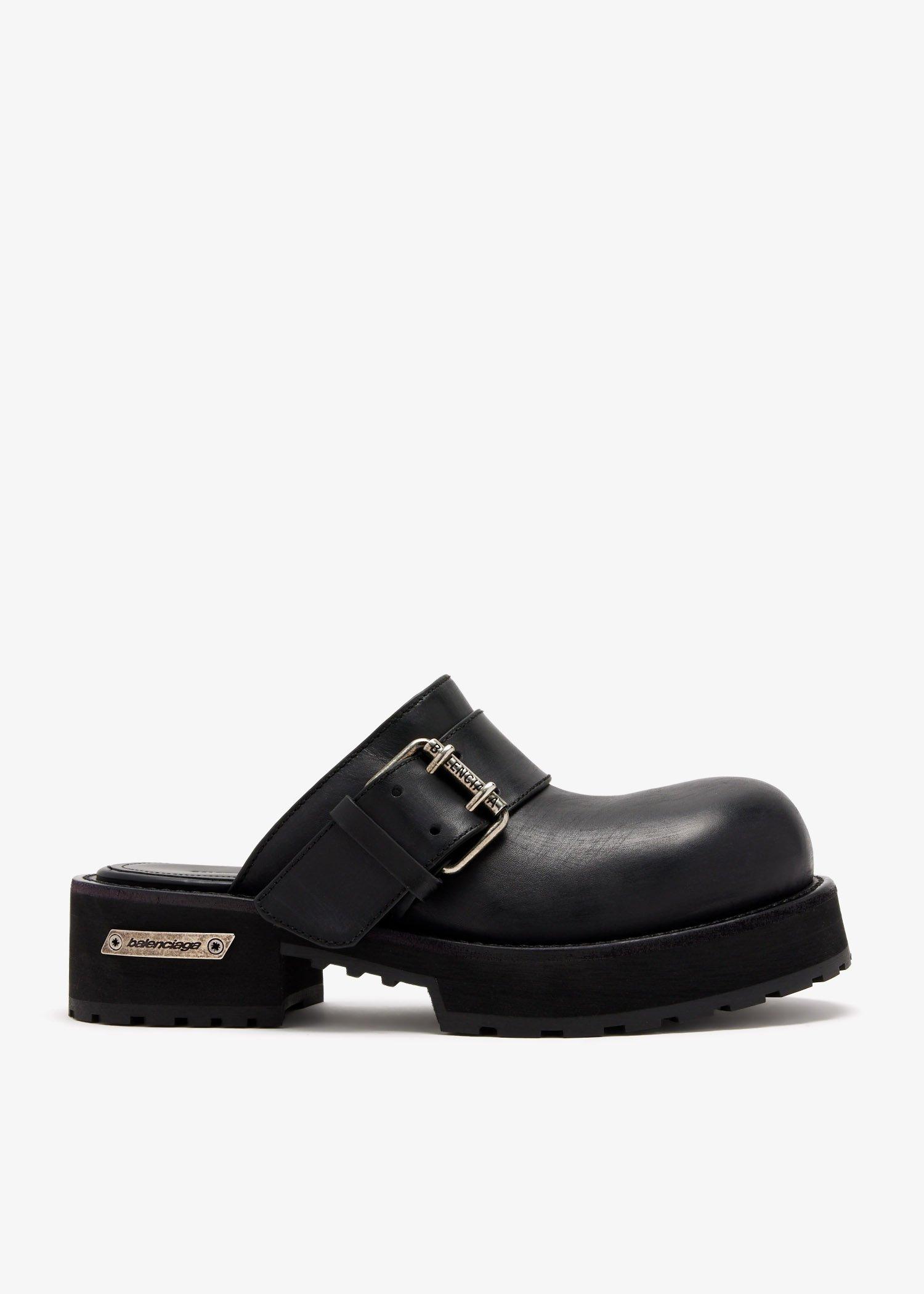 Balenciaga Quilted Black Polyamide Slip-On Mules - NWT New: Flat Mule from Balenciaga Summer24 Exaggerated volume  main image 4