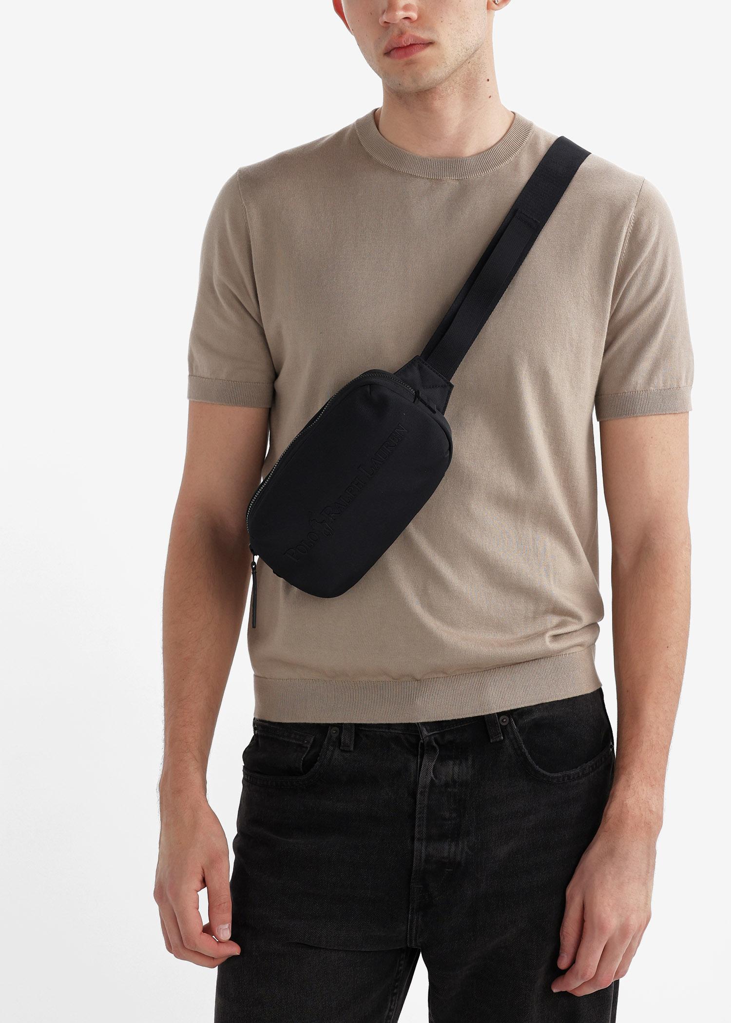 【POLO RALPH LAUREN】トーナル ロゴ ブラック ウエストパック Polo Ralph Lauren Tonal Logo Waistpack in Black for Men | Lyst