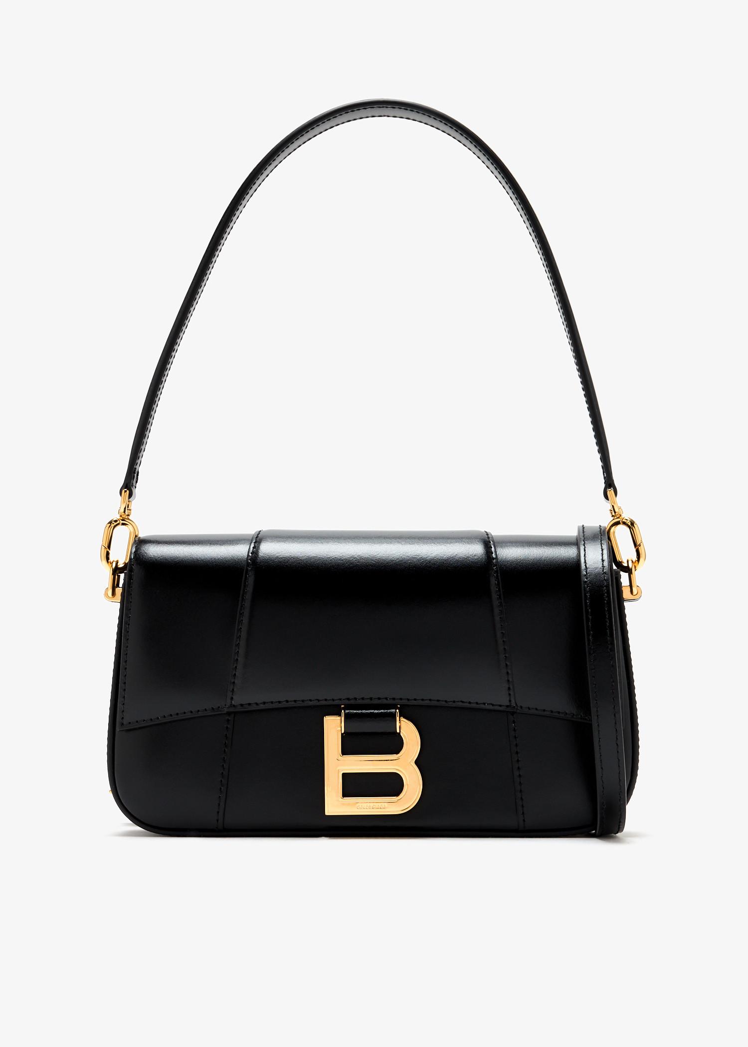 Balenciaga Hourglass Small Sling Bag in Black | Lyst