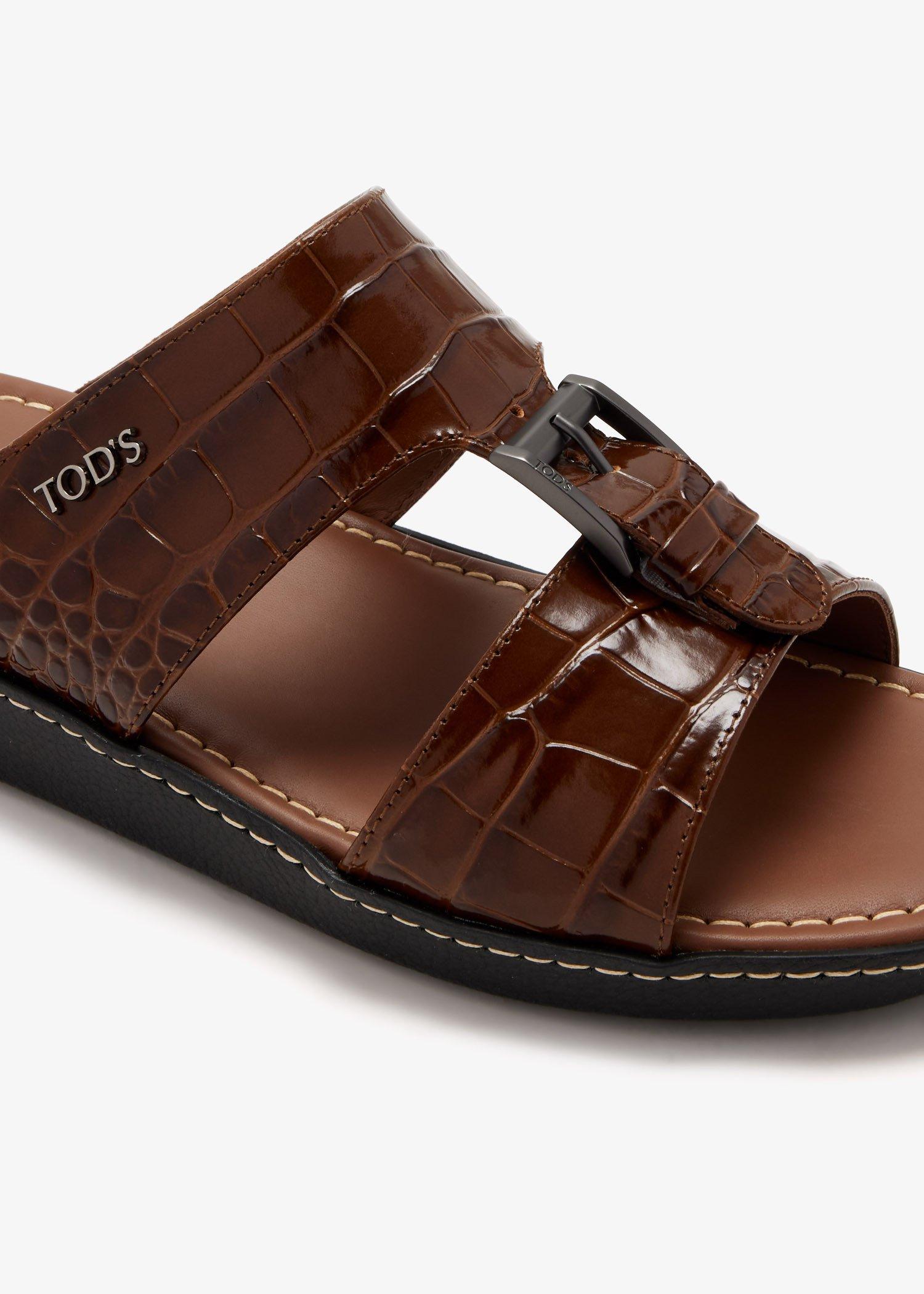 Tods Man\'s Brown Sandals size 8 Tod main image 2