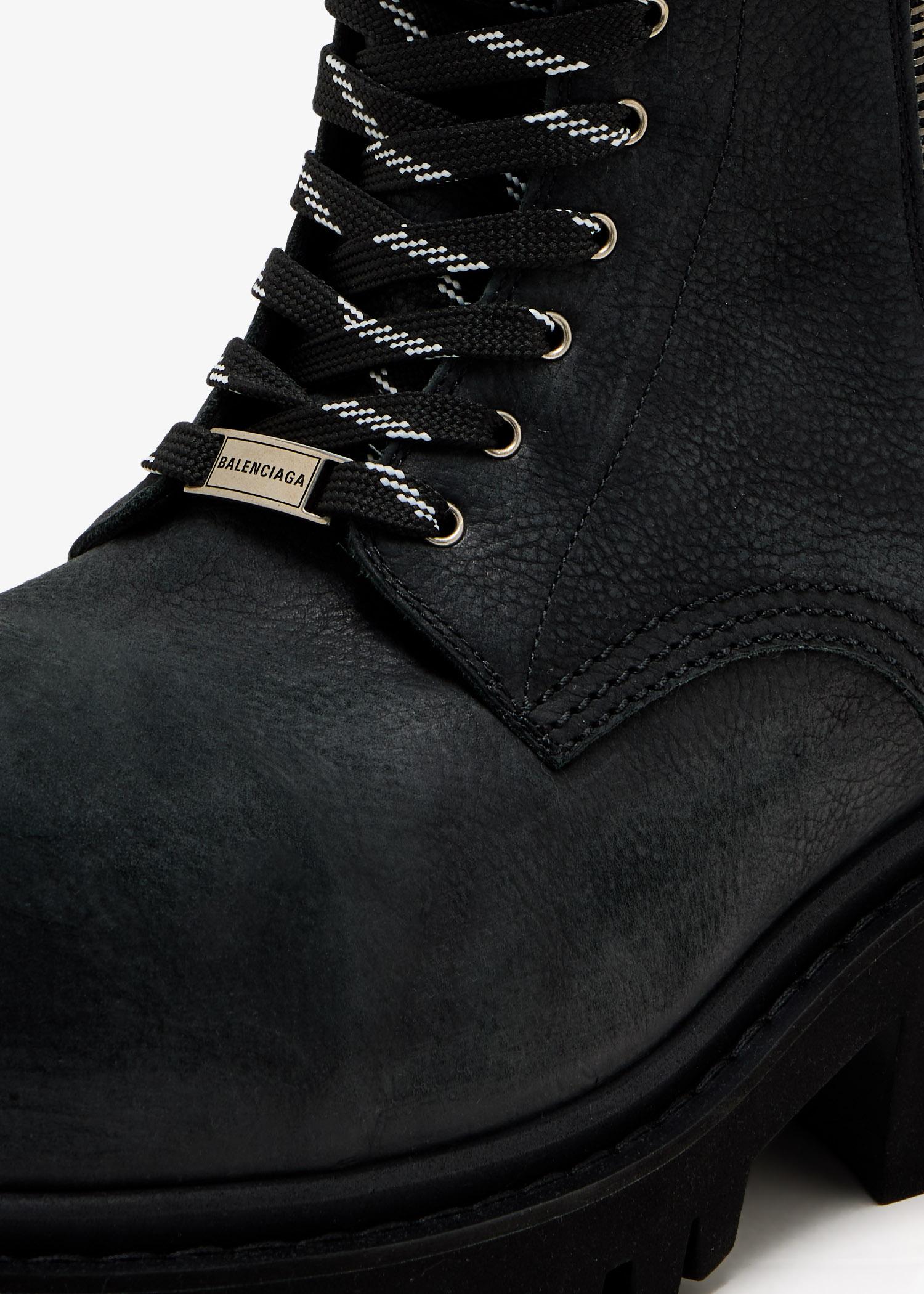 Balenciaga Stomper Zipped Bootie Boots in Black for Men | Lyst