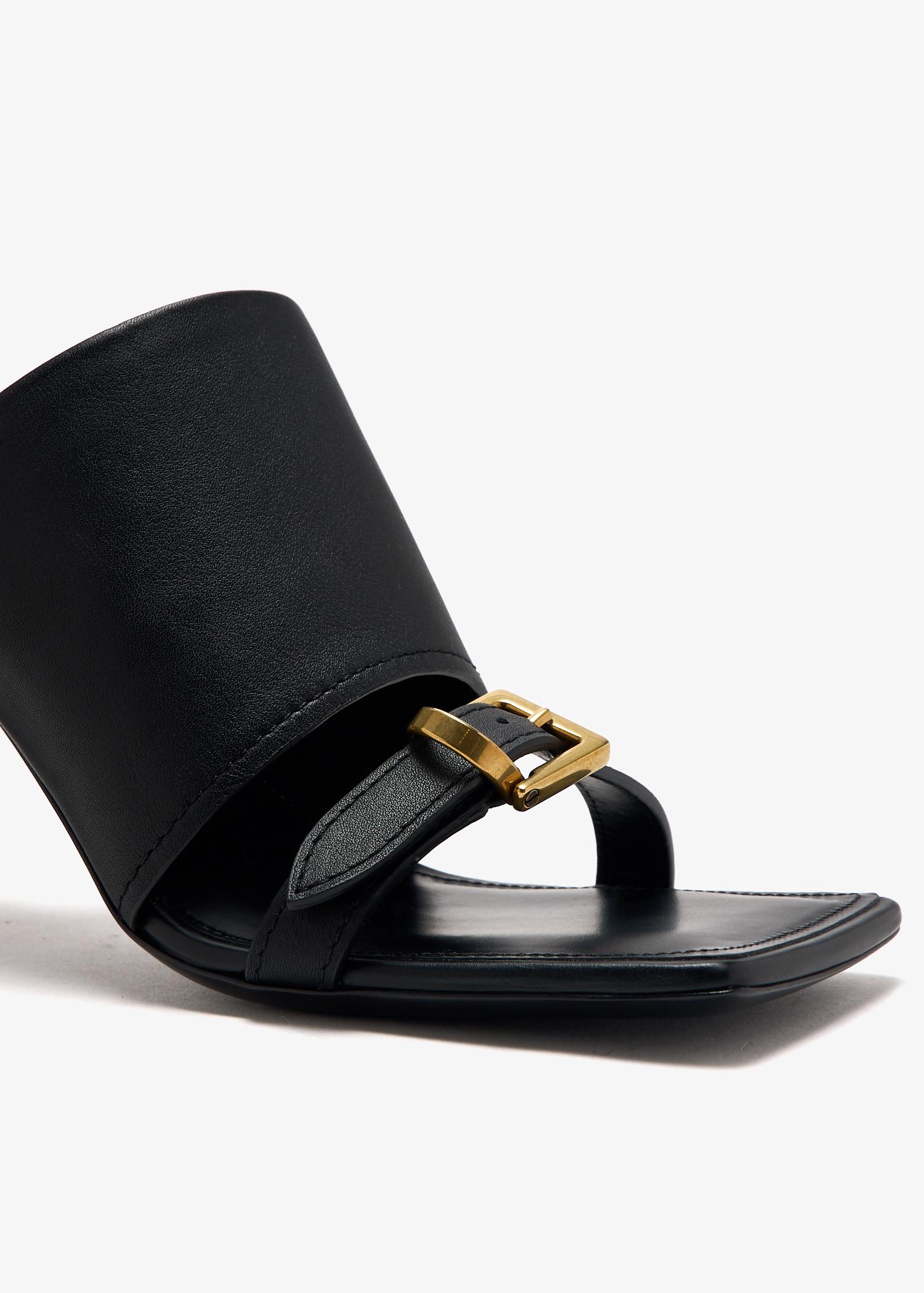 Balenciaga Bel Air Sandals in Black | Lyst