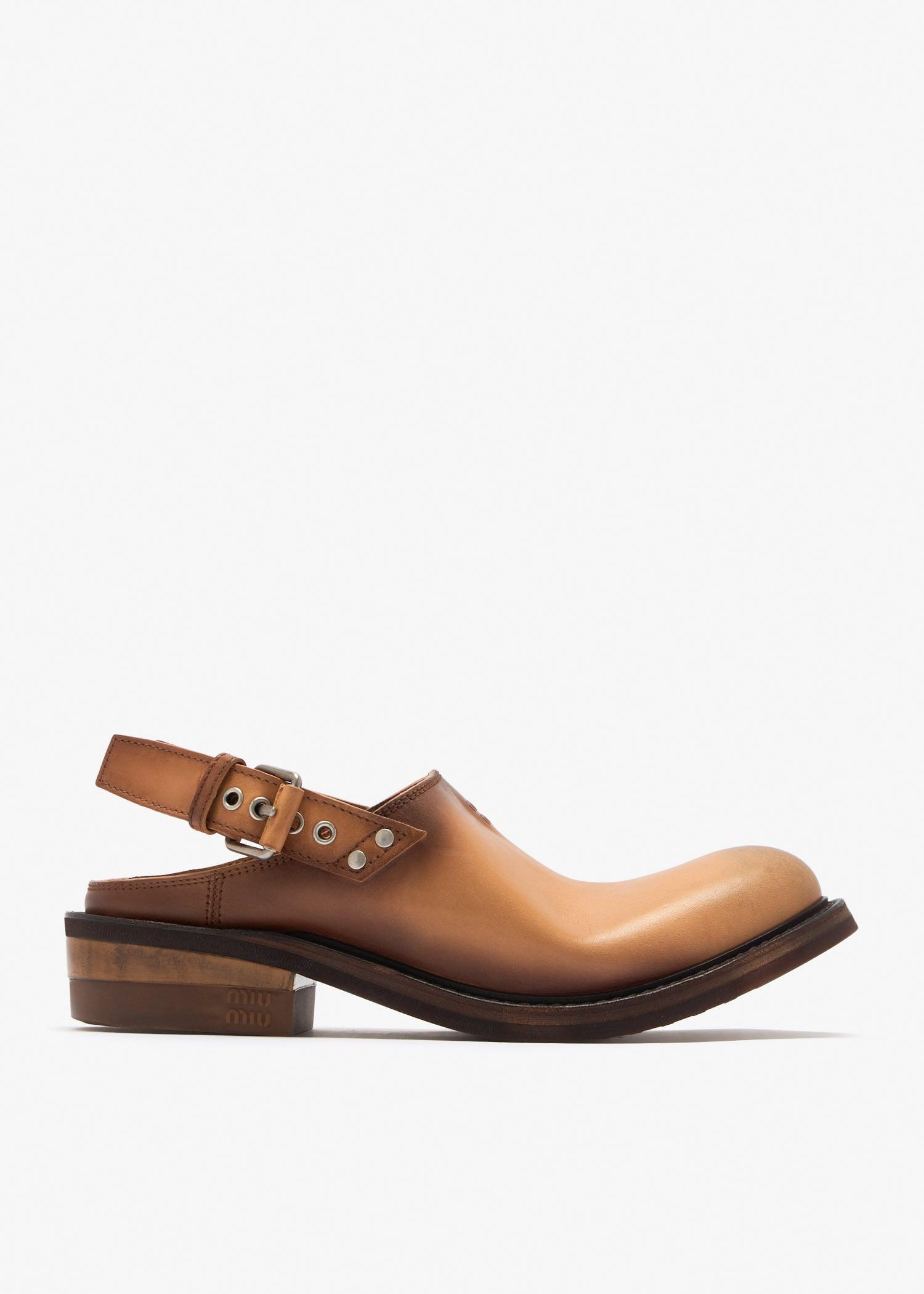 Miu Miu Mule shoes for Women | Online Sale up to 46% off | Lyst