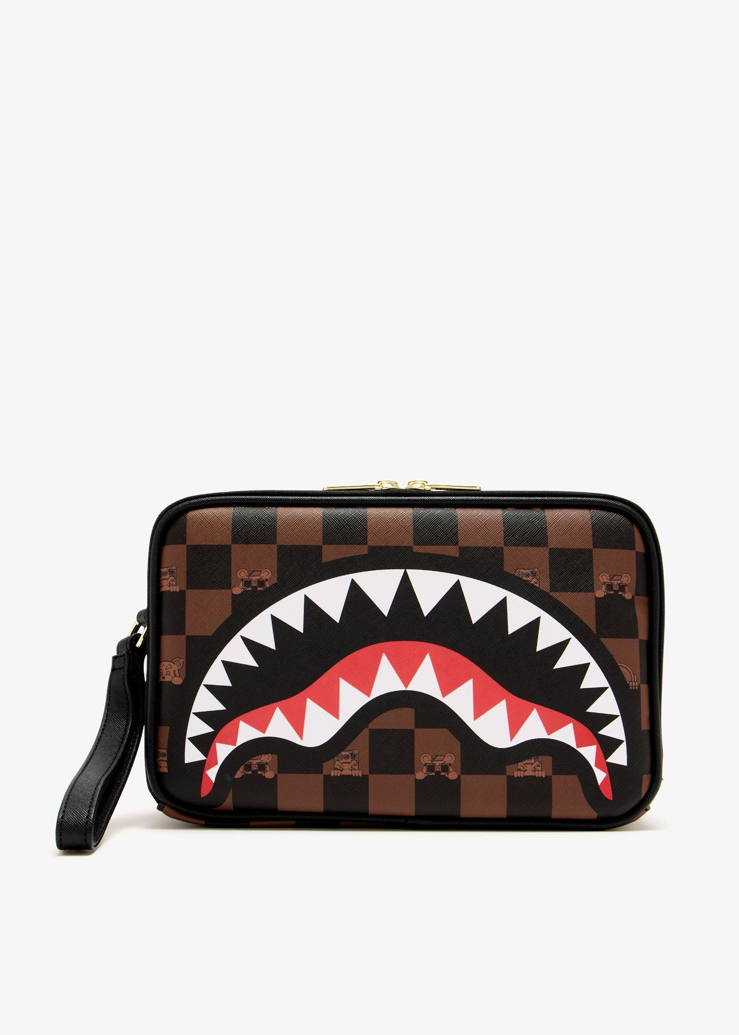 【Sprayground】Peeking Character Check Toiletry Bag Peeking Character Check Toiletry Bag | Sprayground – Urban