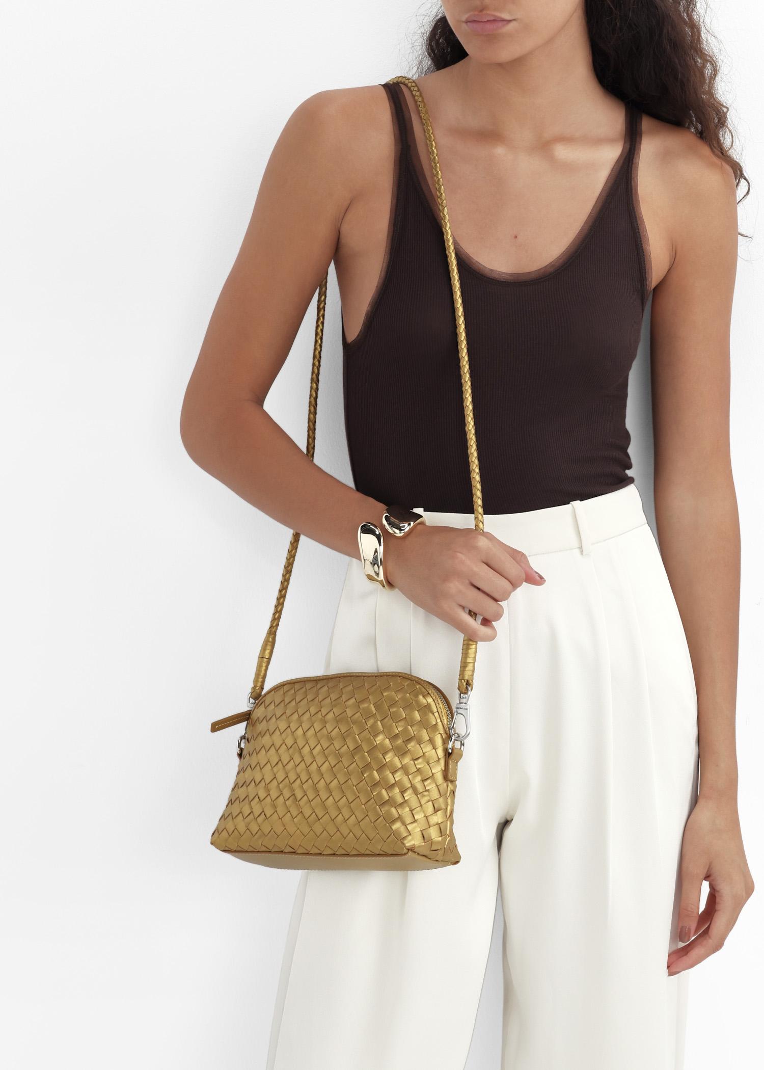 Dragon Diffusion Chunky Fellini Pochette Bag in Natural | Lyst