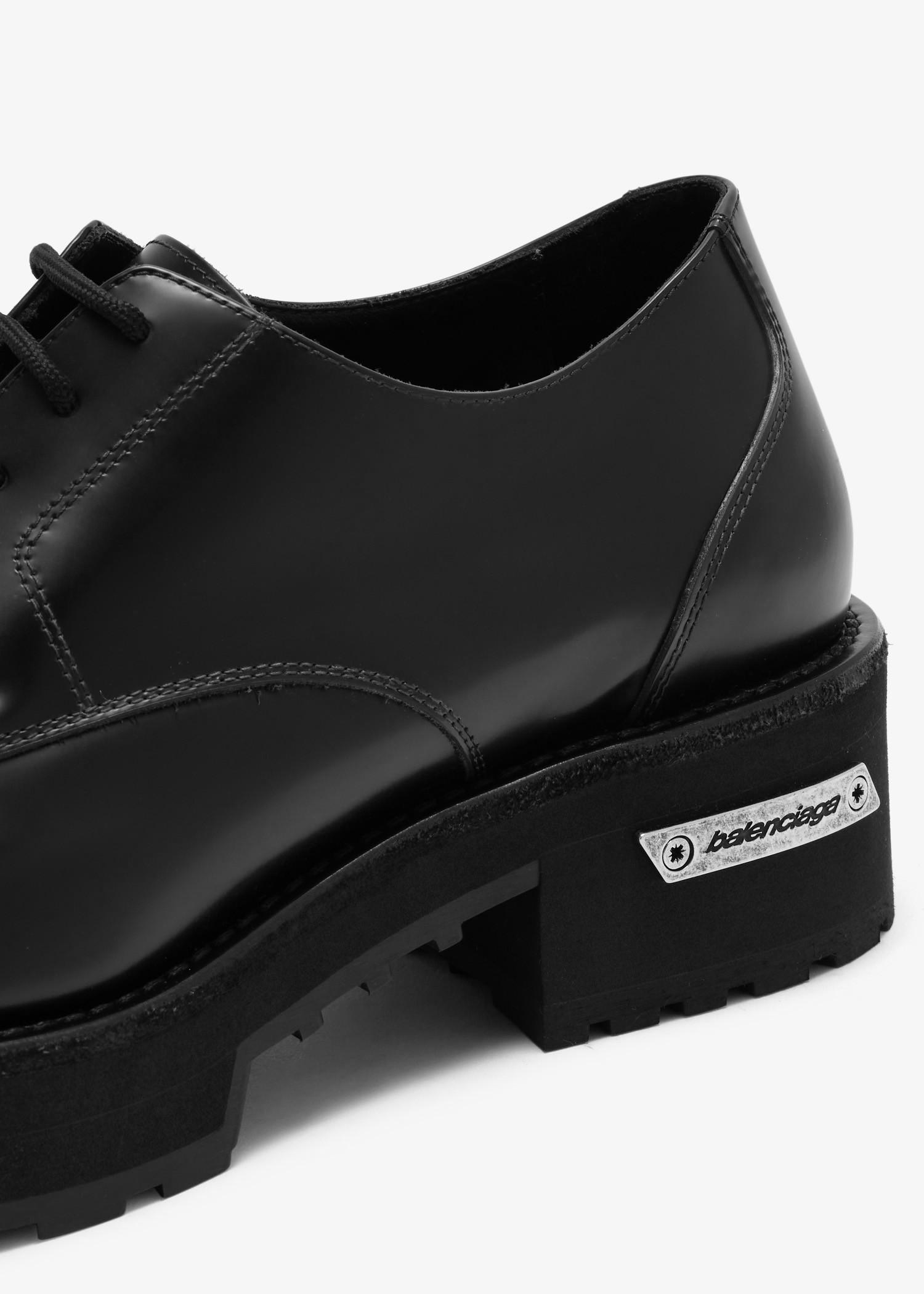 Balenciaga Venom Derby Shoes in Black for Men | Lyst