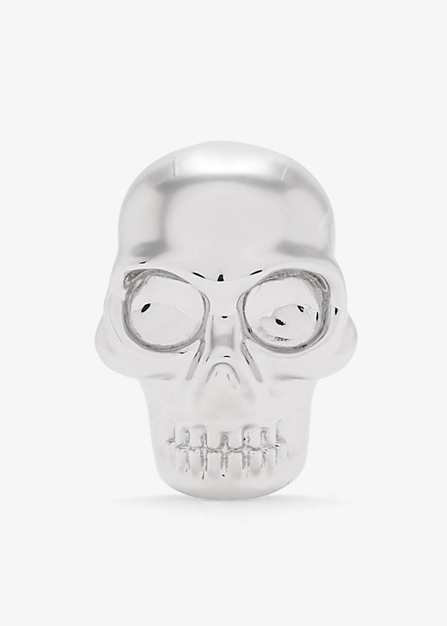 ピアス ALEXANDER MCQUEEN SKULL SINGLE EARRING Alexander McQueen Skull Earring | Silver | FARFETCH