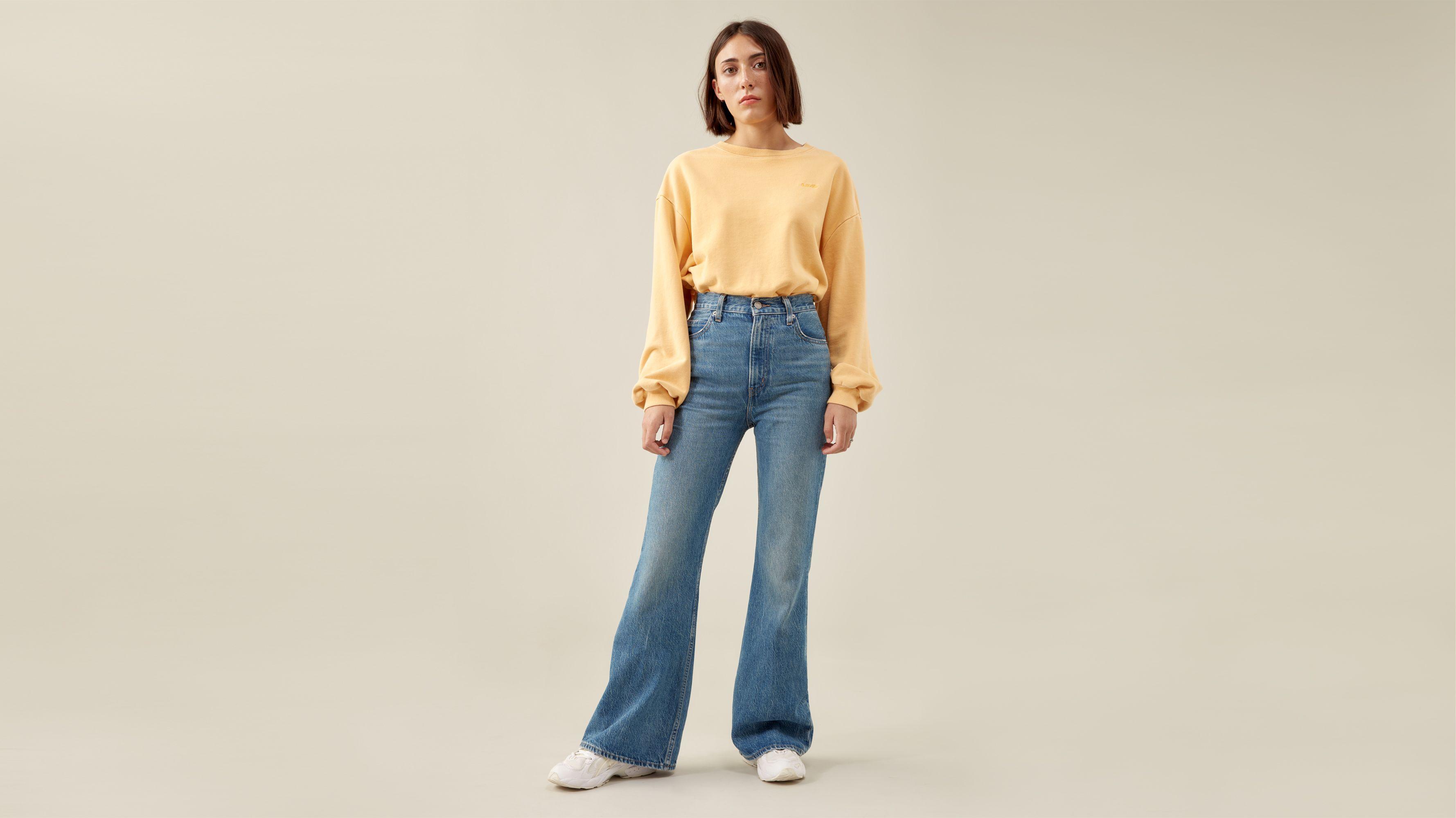 Levi's Denim 70's High Flare Jeans in het Blauw | Lyst NL