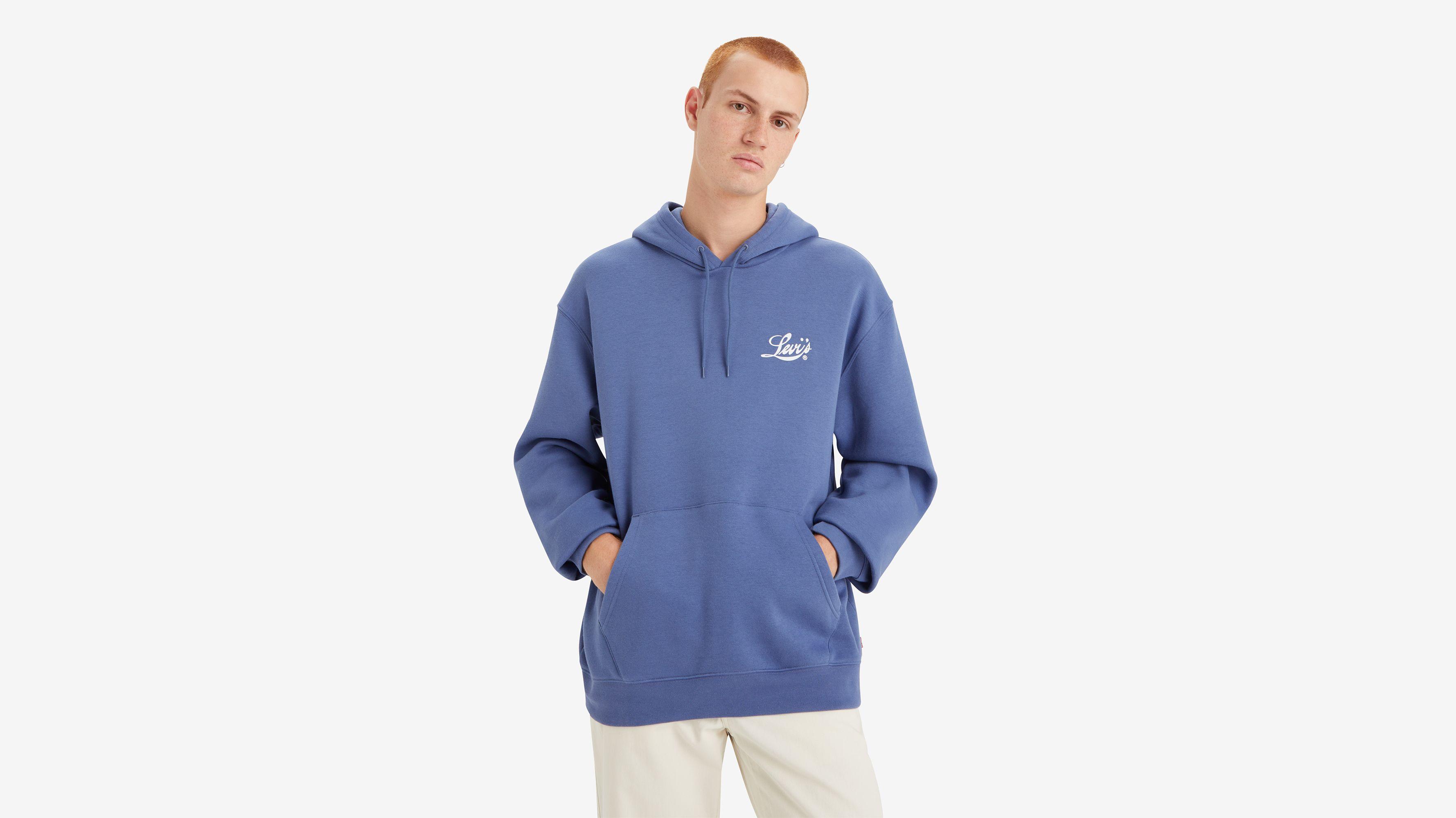 Levi s Relaxed Fit Graphic Hoodie in Black for Men Lyst UK