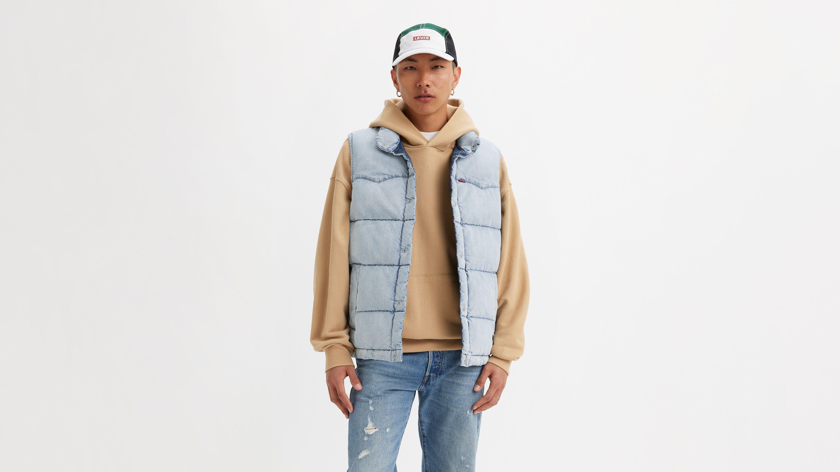 Doudoune sans manches western super Levi s pour homme en coloris Noir Lyst