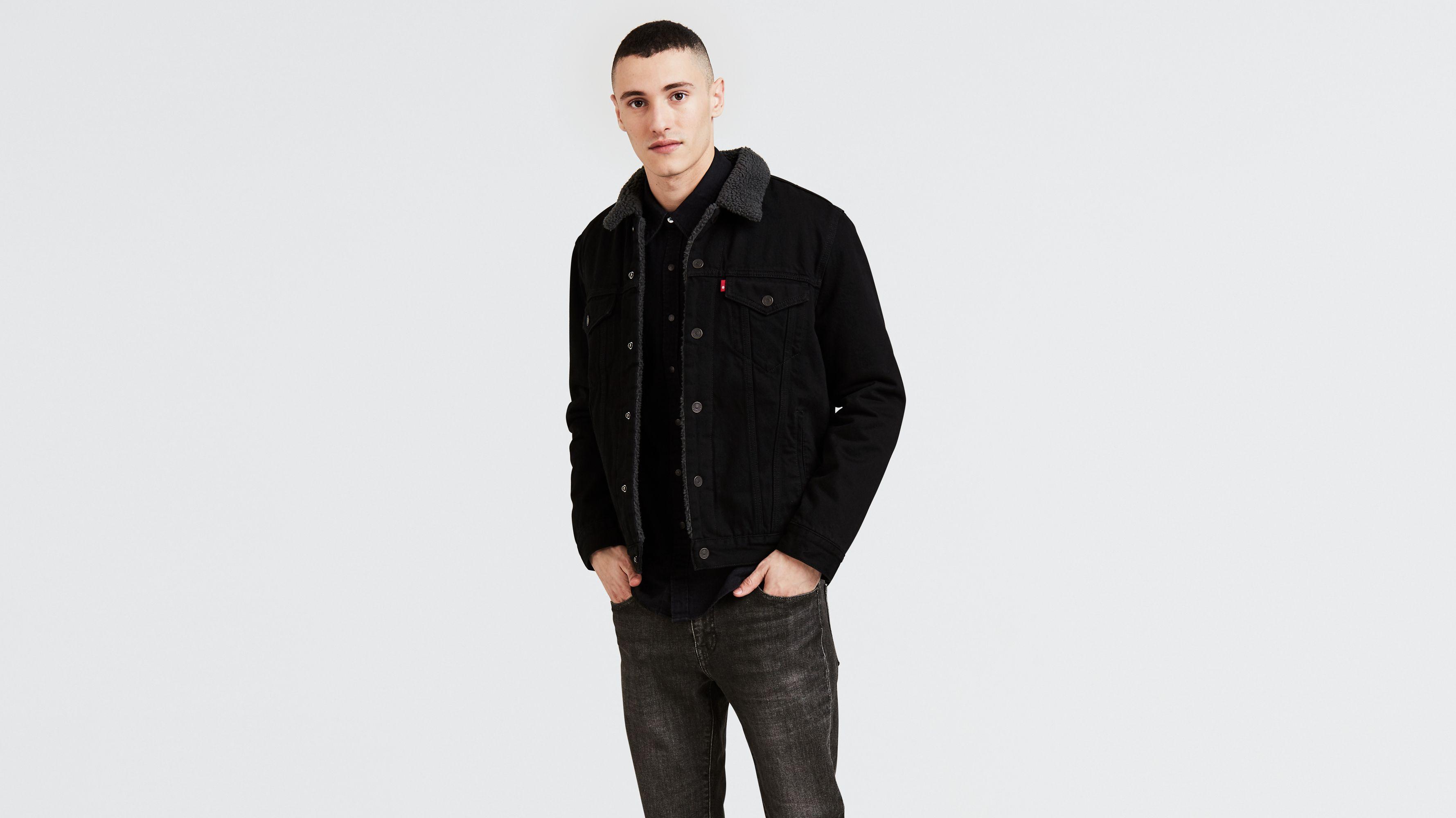 levis sherpa nero